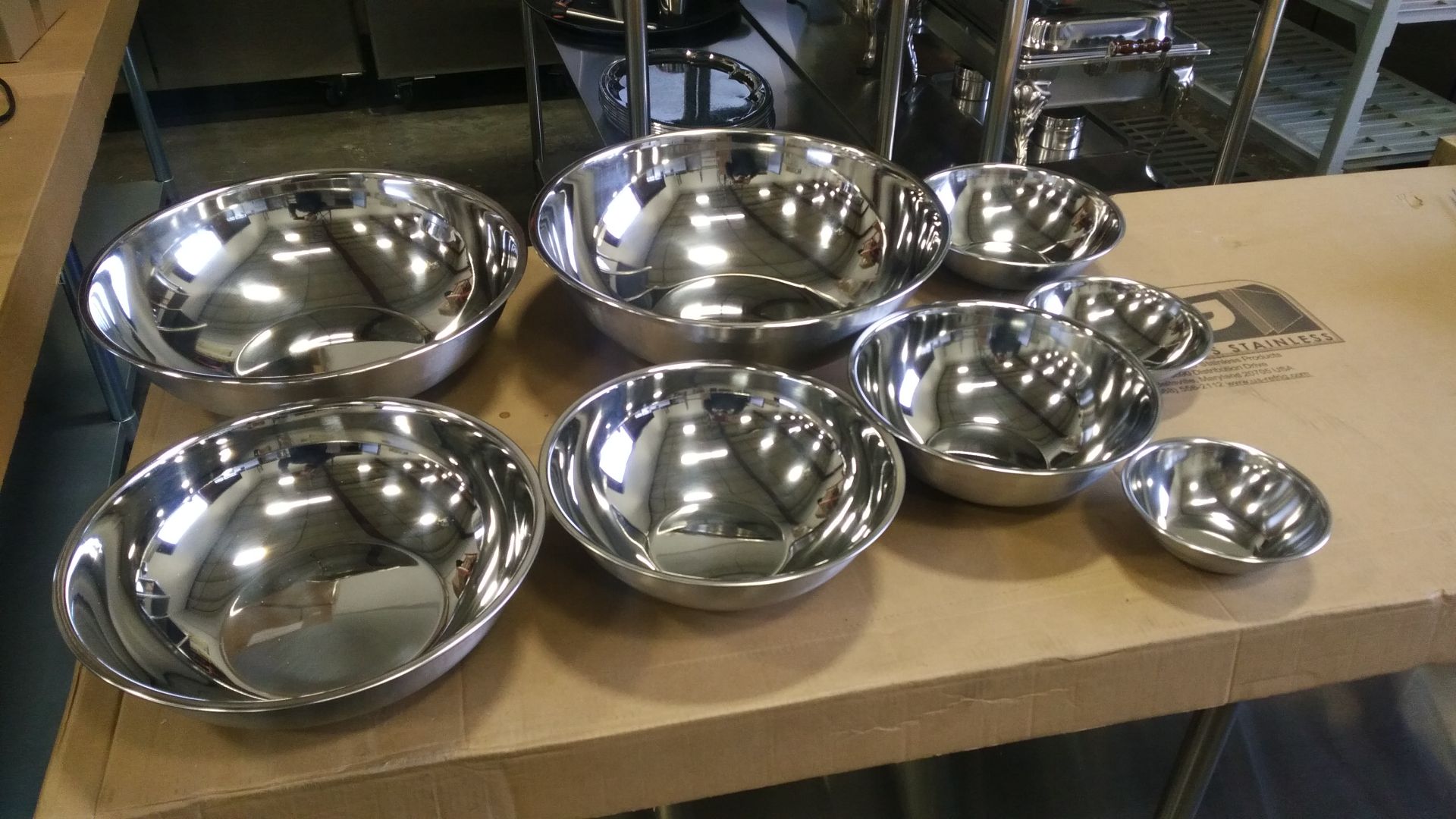 Heavy Duty Mixing Bowl Set - Lot of 8