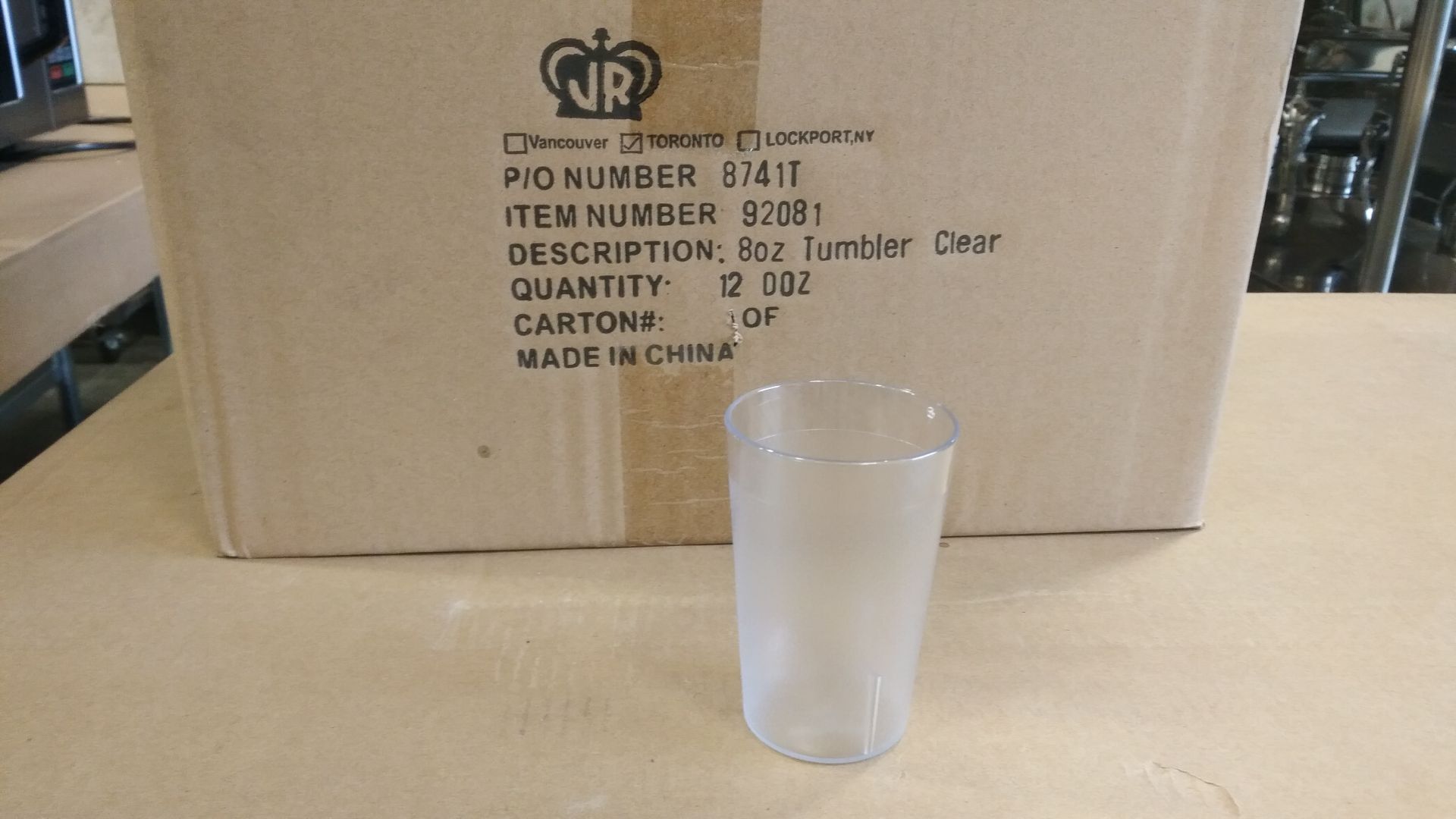 8oz Clear Tumblers - Lot of 288 - Image 3 of 4
