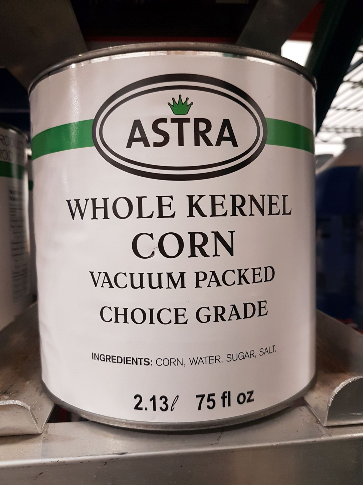 Astra Whole Kernel Corn - 6 x 2.13lt Cans