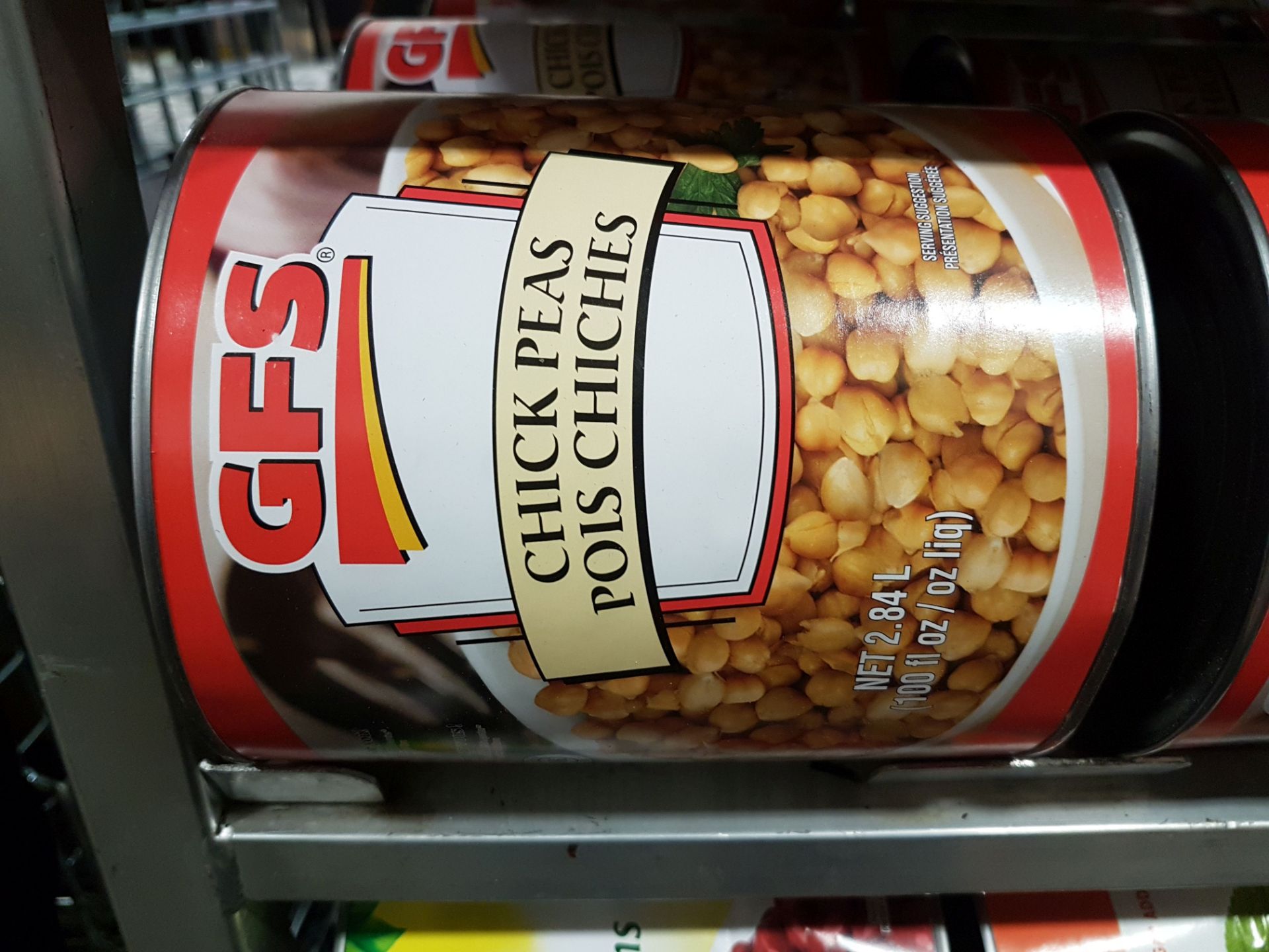 GFS Chick Peas - 4 x 2.84lt Cans