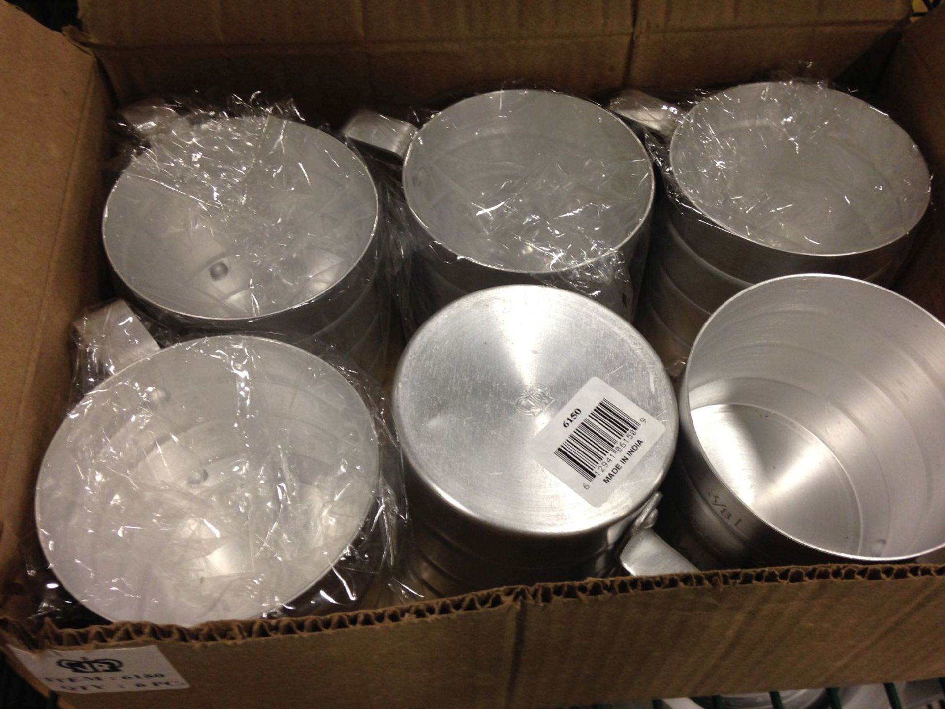 0.5qt Aluminum Dry Ingredient Bakers Measures, JR 6150 - Lot of 6 - Image 2 of 3