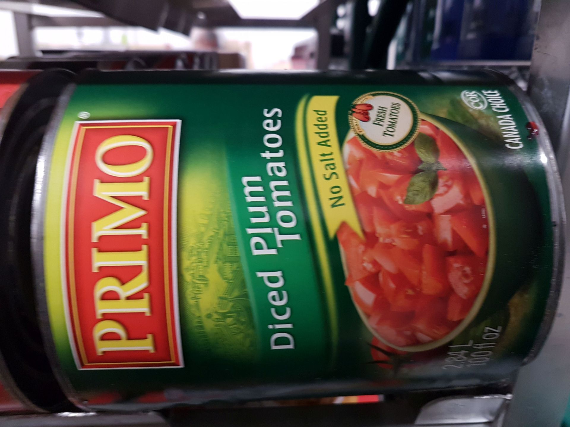 Primo Diced Plum Tomatoes - 1 x 2.84lt Can