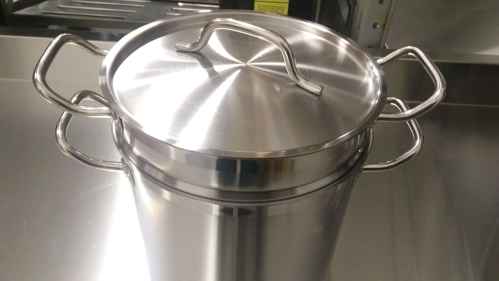 20qt Stock Pot with Steamer - Image 4 of 5