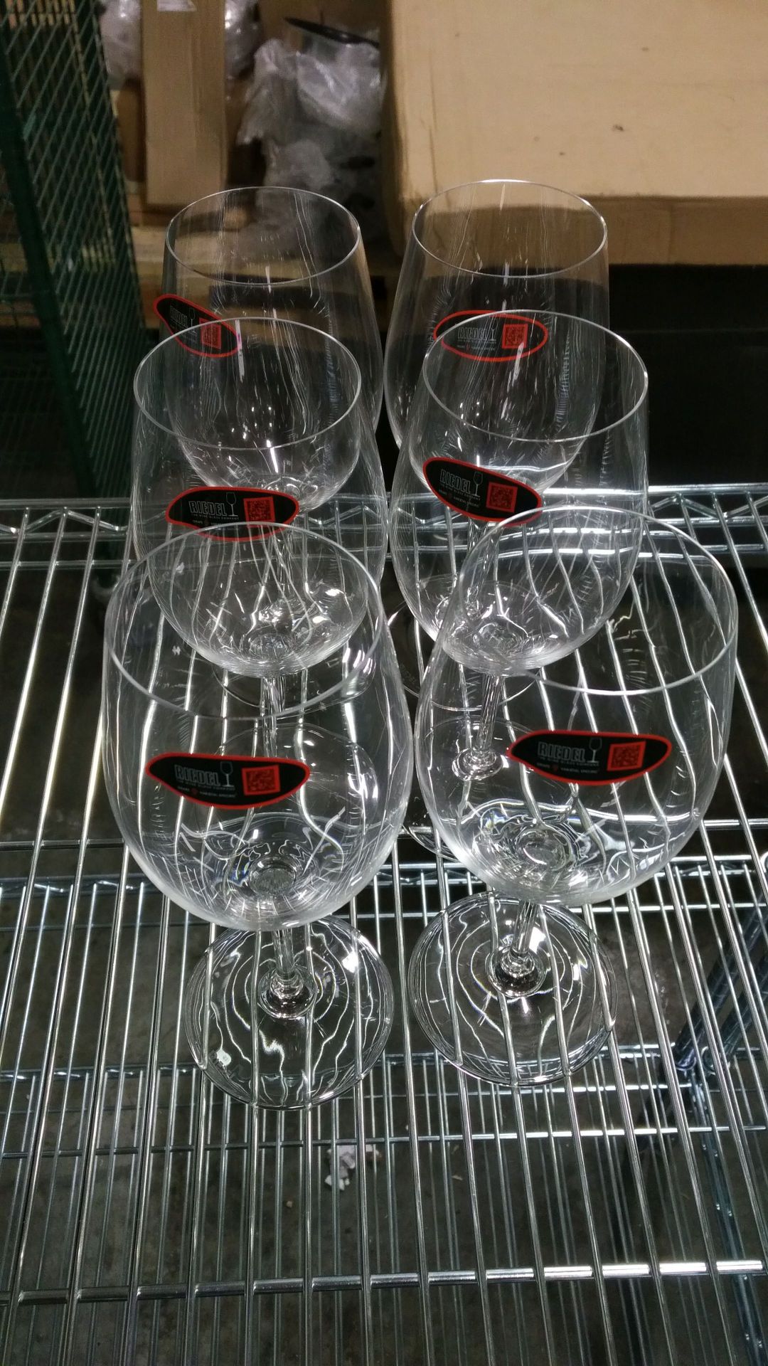 Riedel 19.75oz Degustazione Red Wine Glasses - Lot of 6