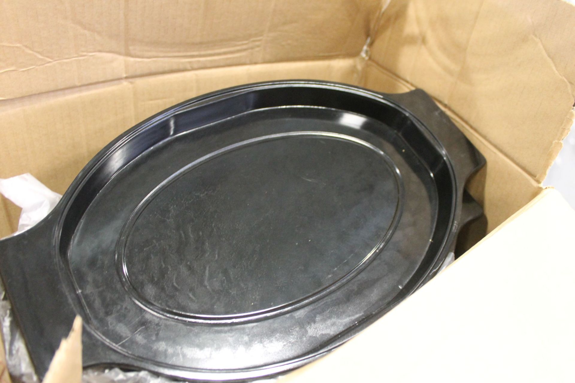 Plastic Oval Platters, Johnson-Rose 4475 - Lot of 12 - Image 3 of 4
