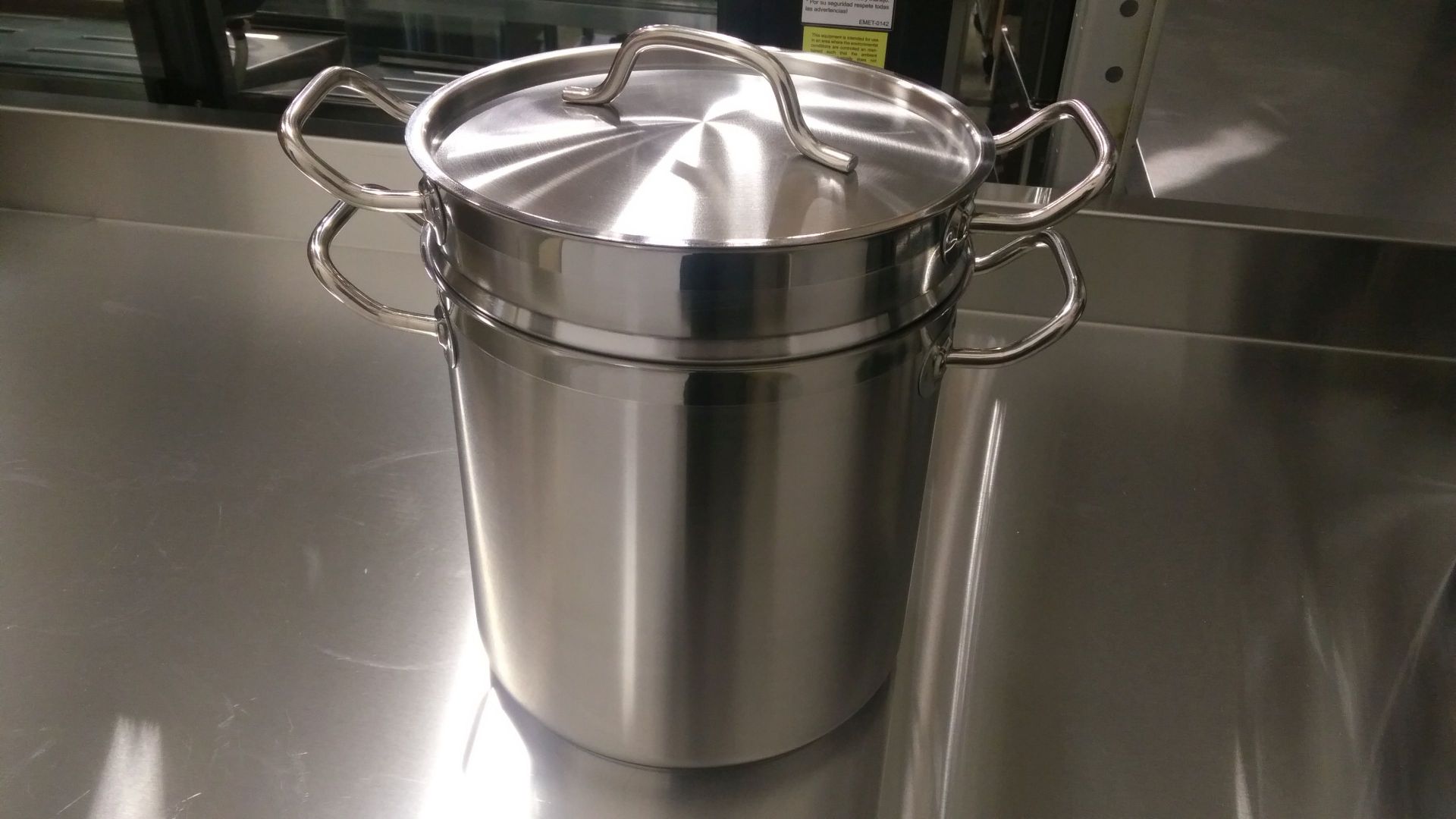 20qt Stock Pot with Steamer - Image 3 of 5
