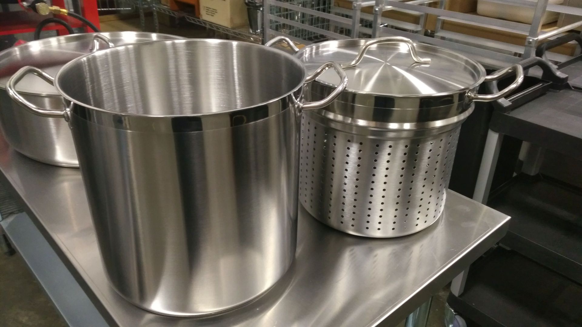 20qt Stock Pot with Steamer