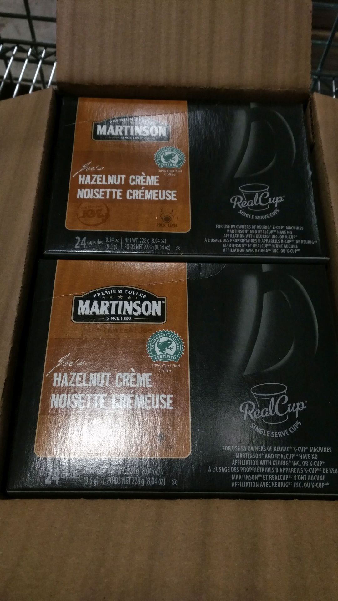 Martinson Hazlenut Crème Coffee RealCup - 9.5g x 96 - Image 2 of 4