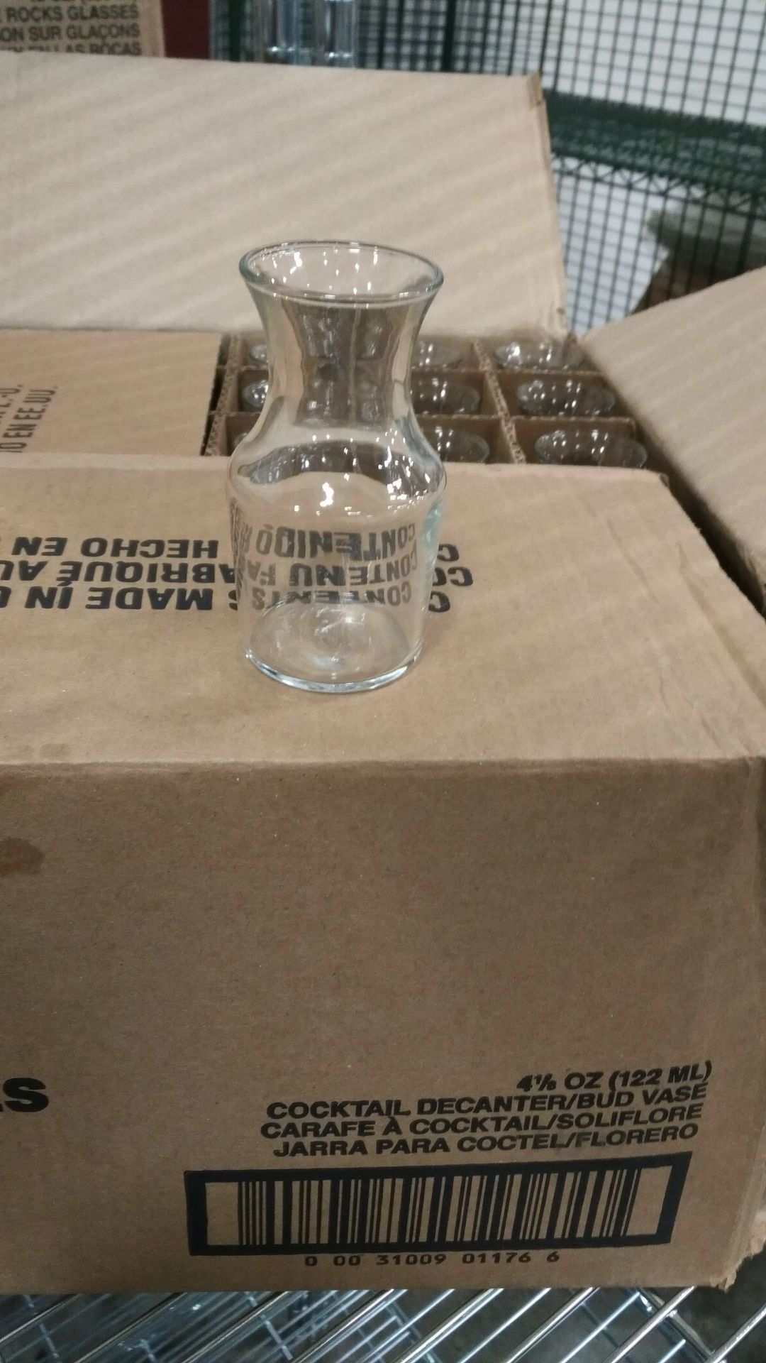 Libbey 4oz Glass Cocktail Decanters - Lot of 72 - Image 3 of 3