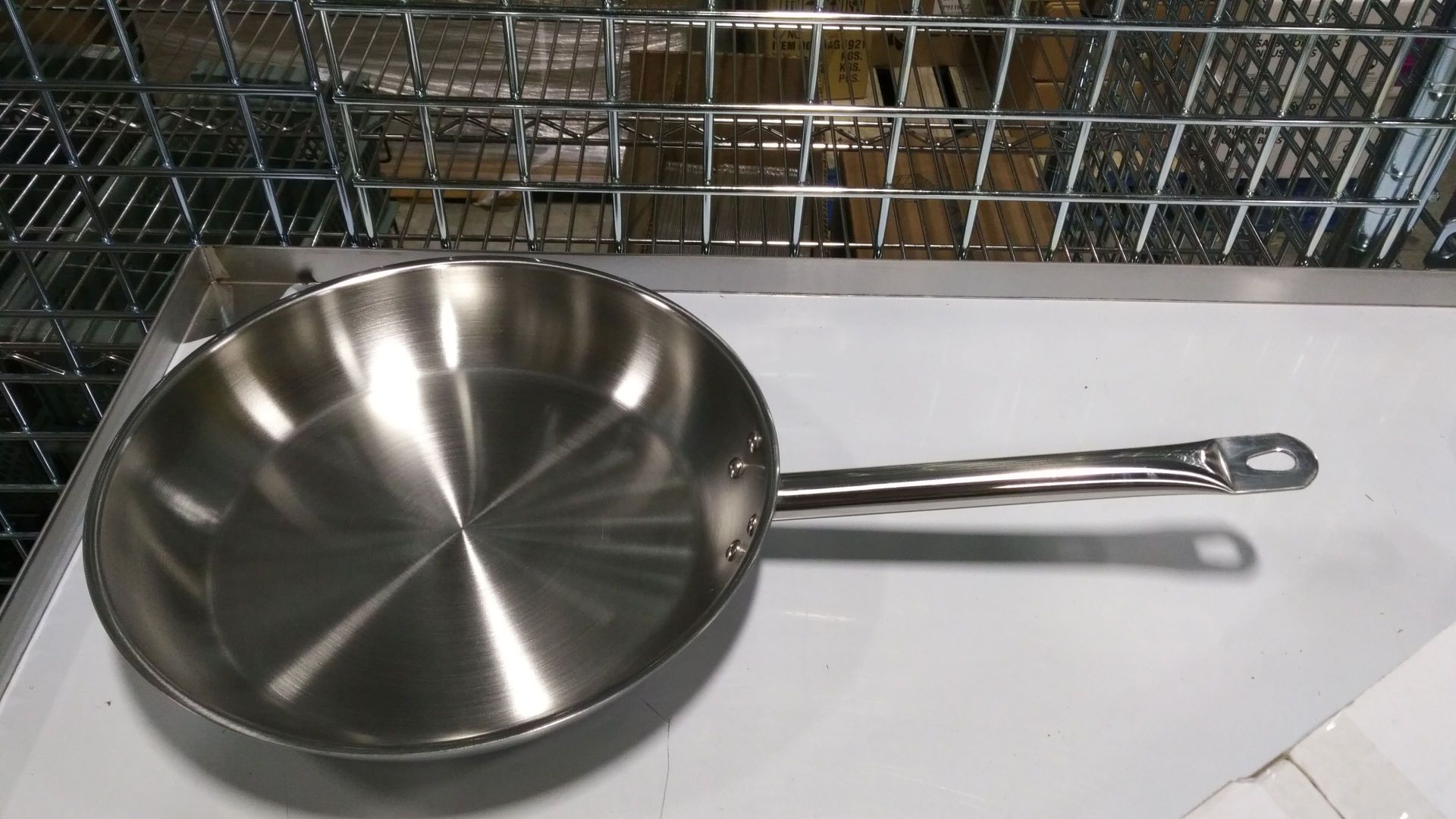 11" Stainless Steel Induction Fry Pan