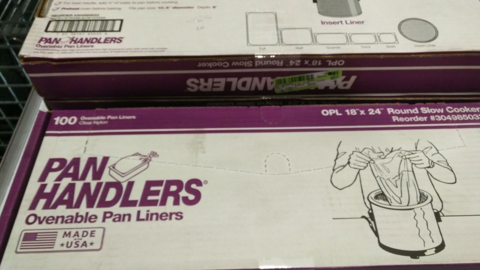 Slow Cooker Pan Liners - 18" x 24" - Lot of 300 (3 Cases)