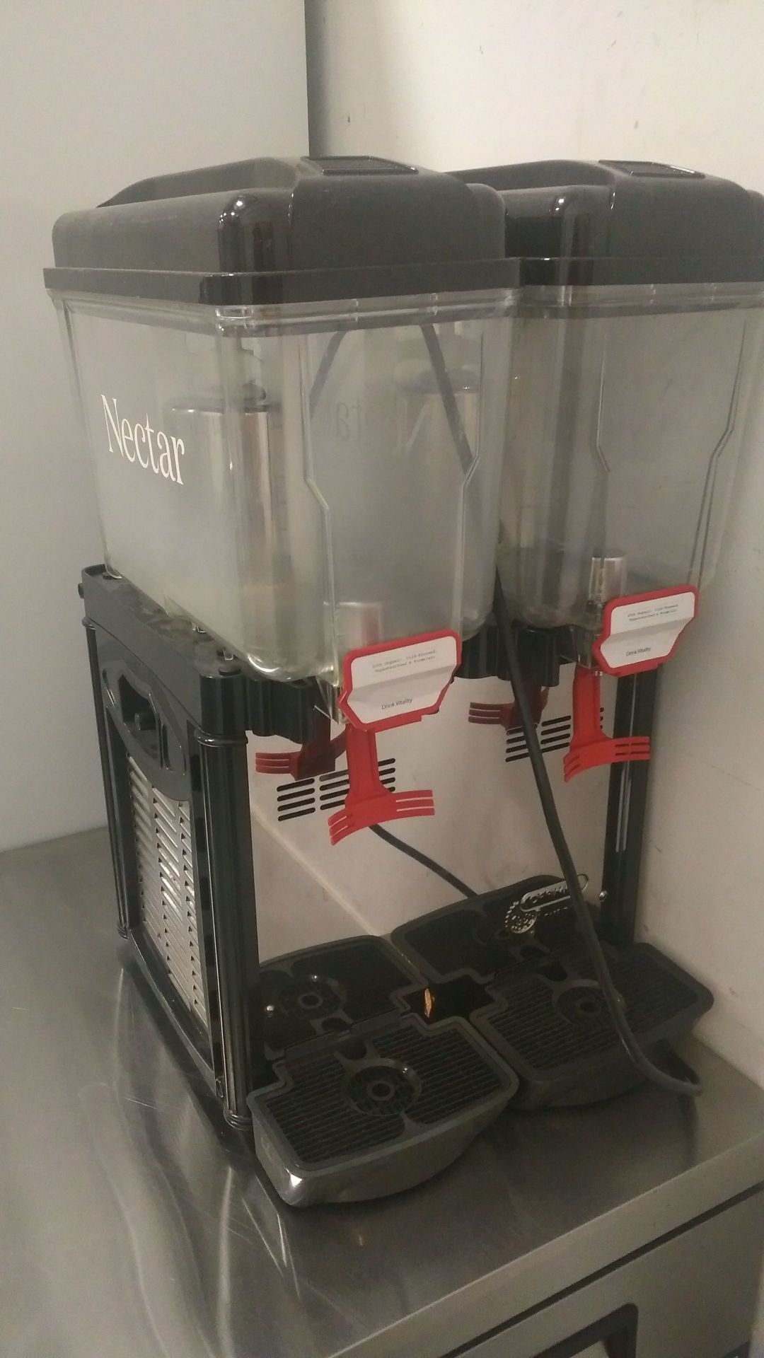 2 x 12L Refrigerated Juice Dispenser