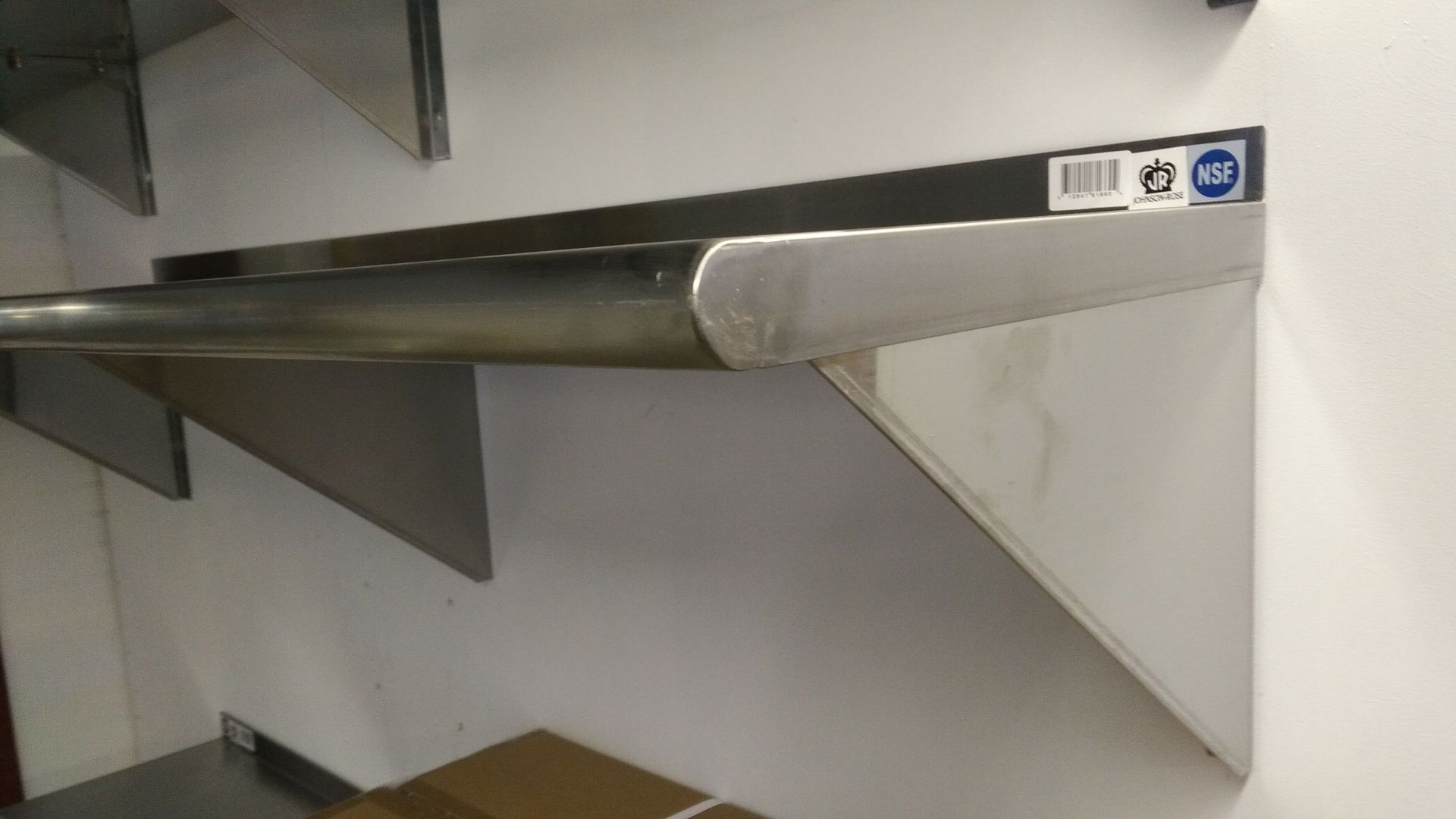 16" x 60" Stainless Wall Shelves - Lot of 2 - Image 5 of 7