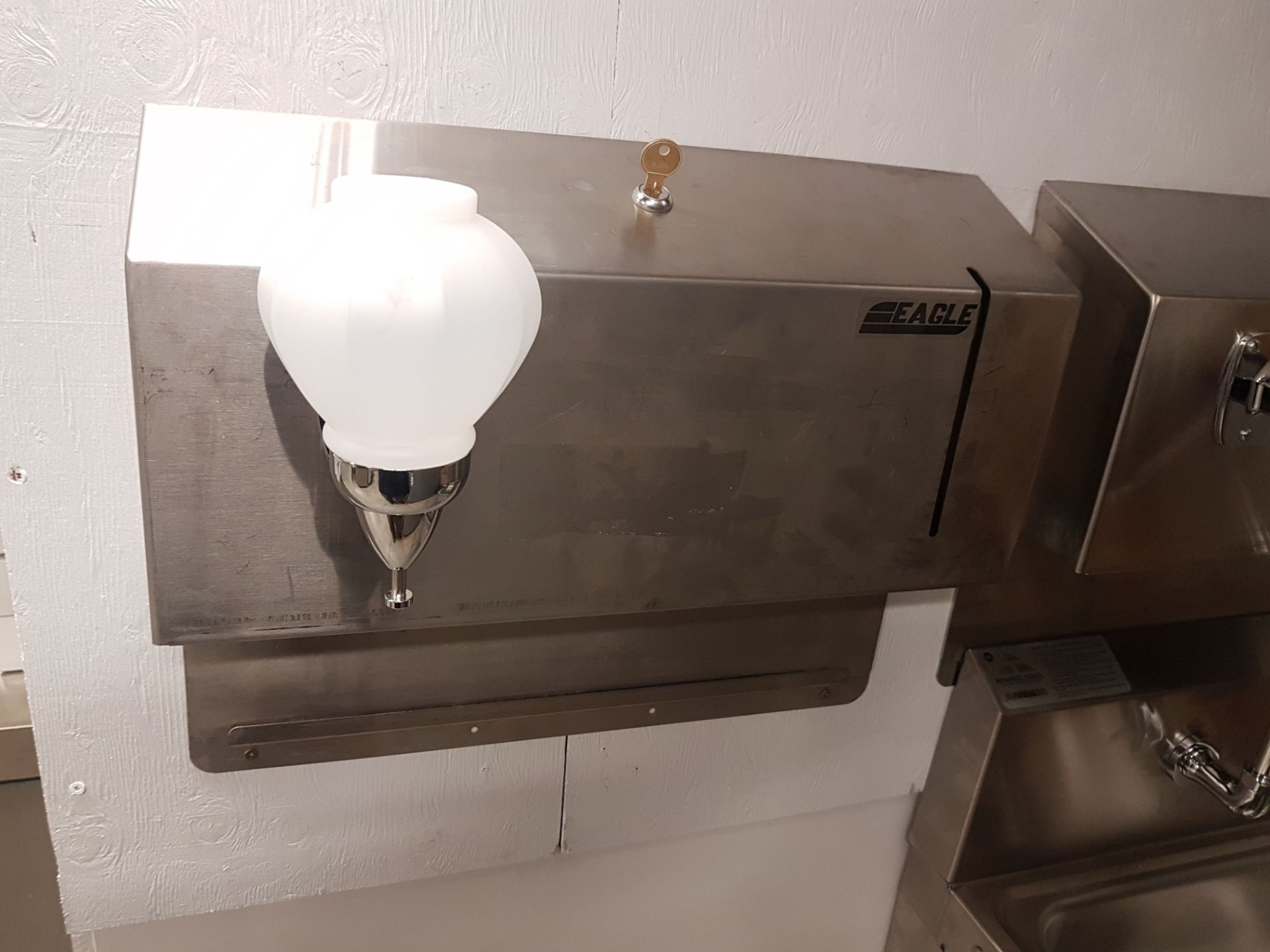 Stainless Paper Towel & Soap Dispenser - "Eagle"