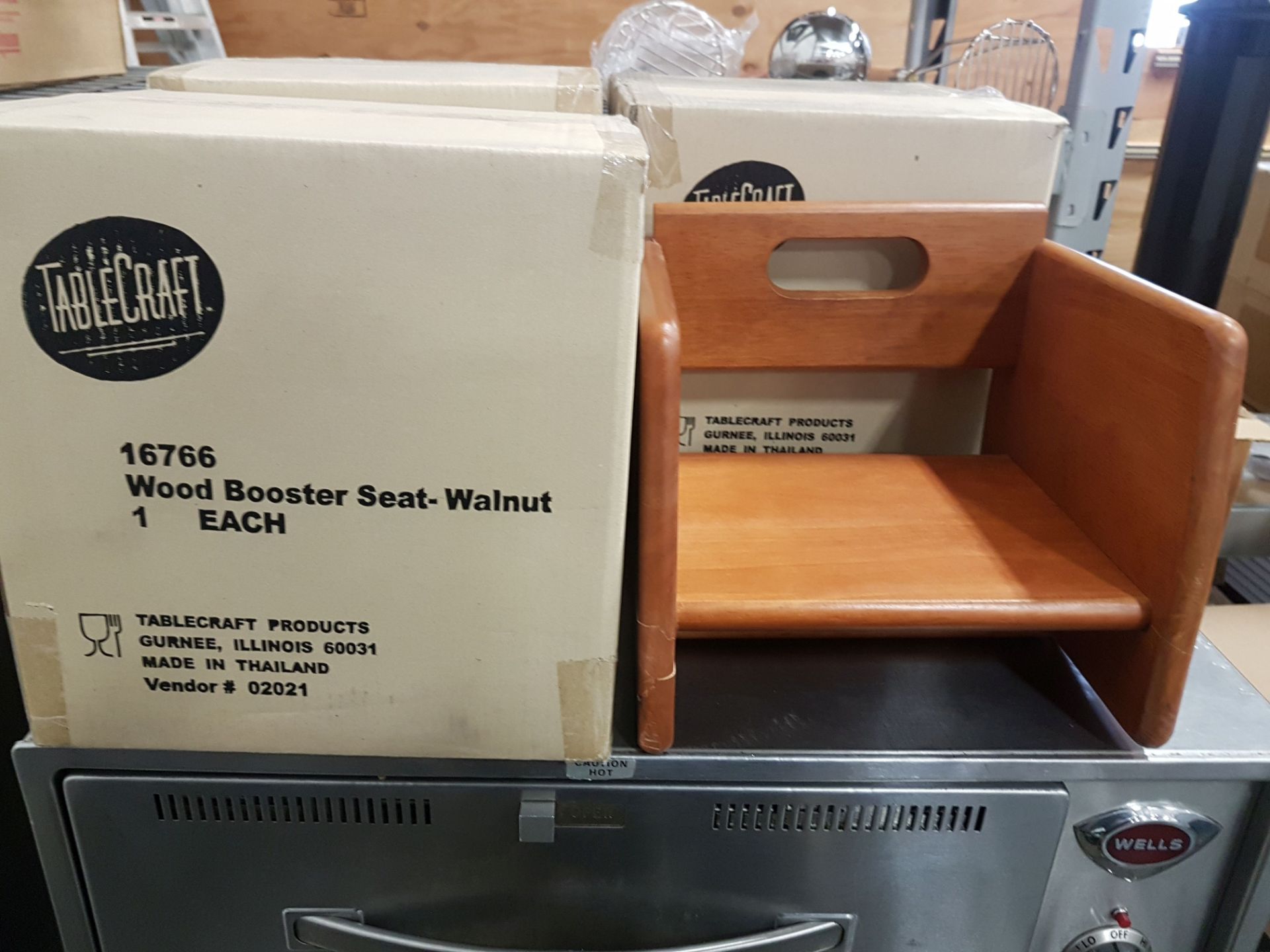Wood Booster Seats - Lot of 4 - Image 2 of 2