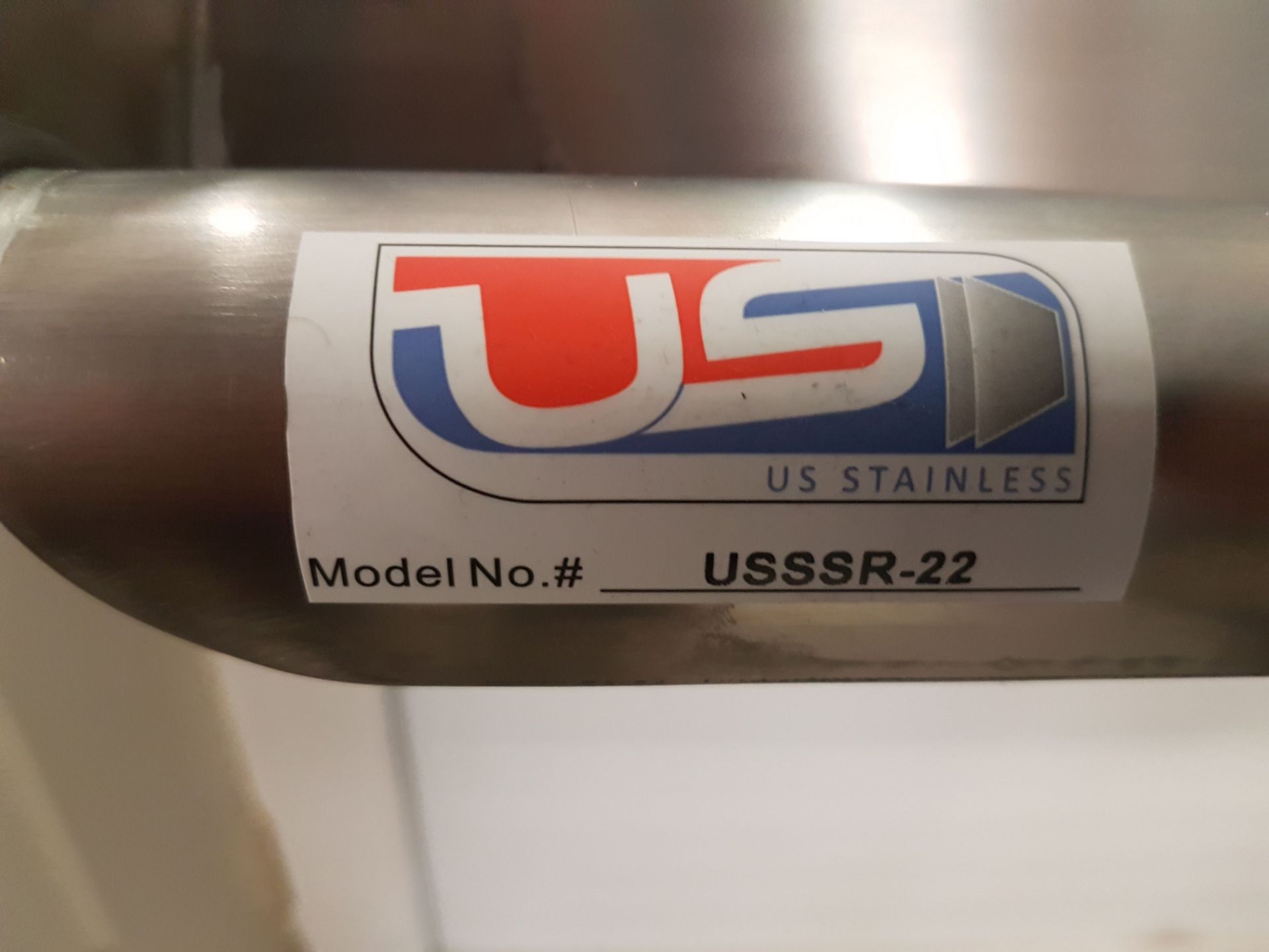 22" Stainless Slant Dishrack Shelf - Model USSSR-22 - Image 2 of 3