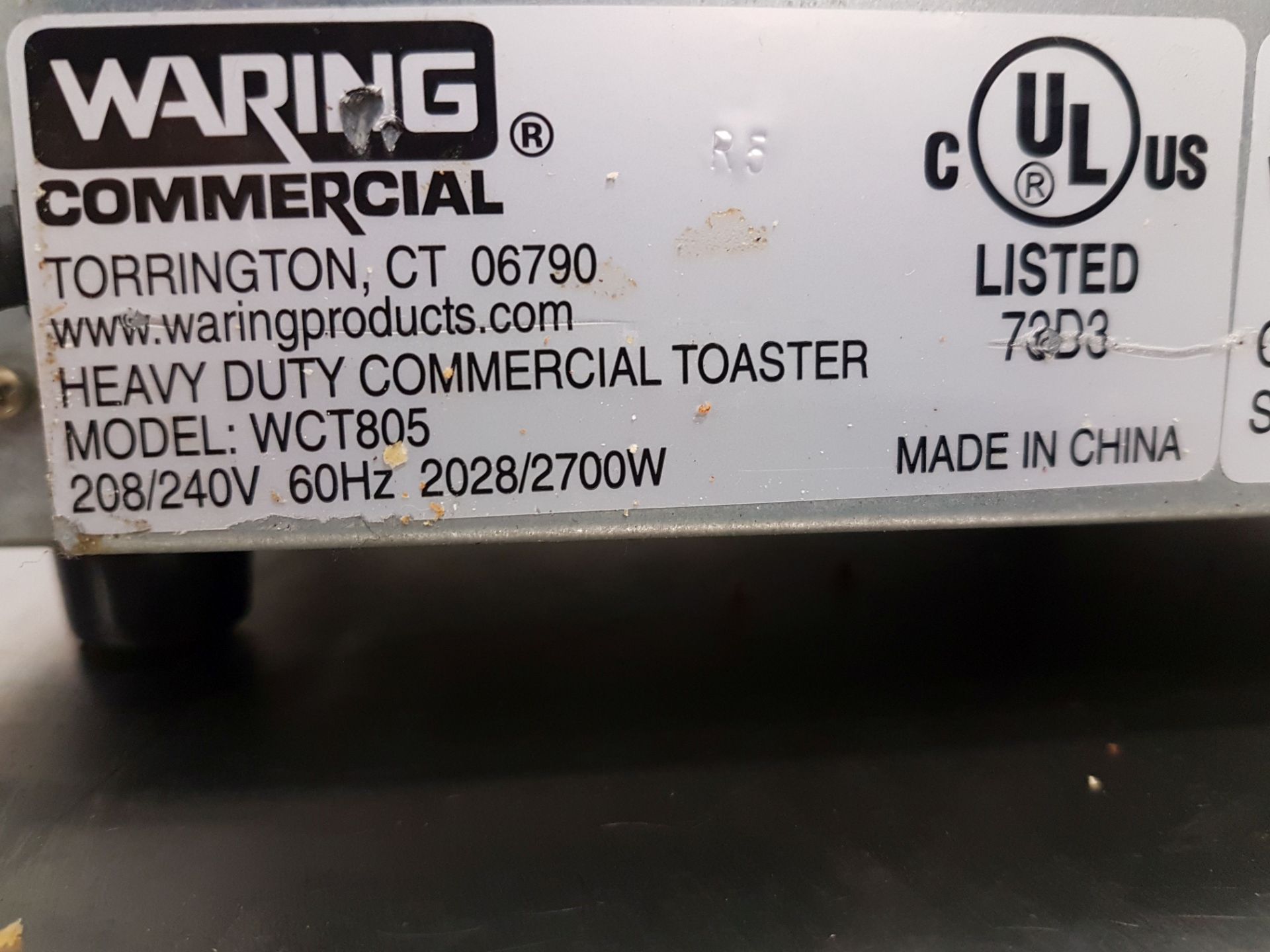Waring 4 Slice Toaster - Model WCT805