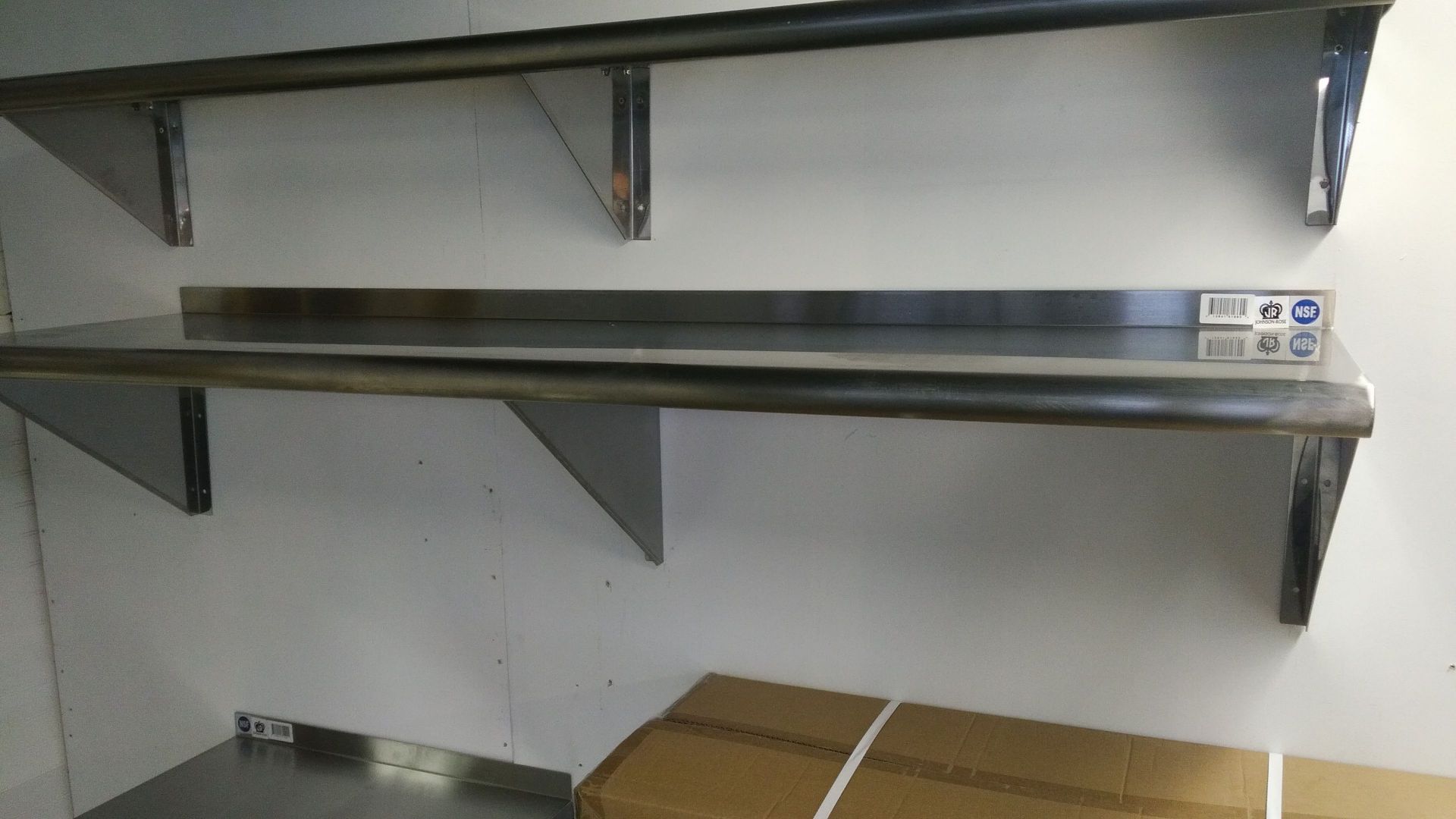 16" x 60" Stainless Wall Shelves - Lot of 2 - Image 4 of 7