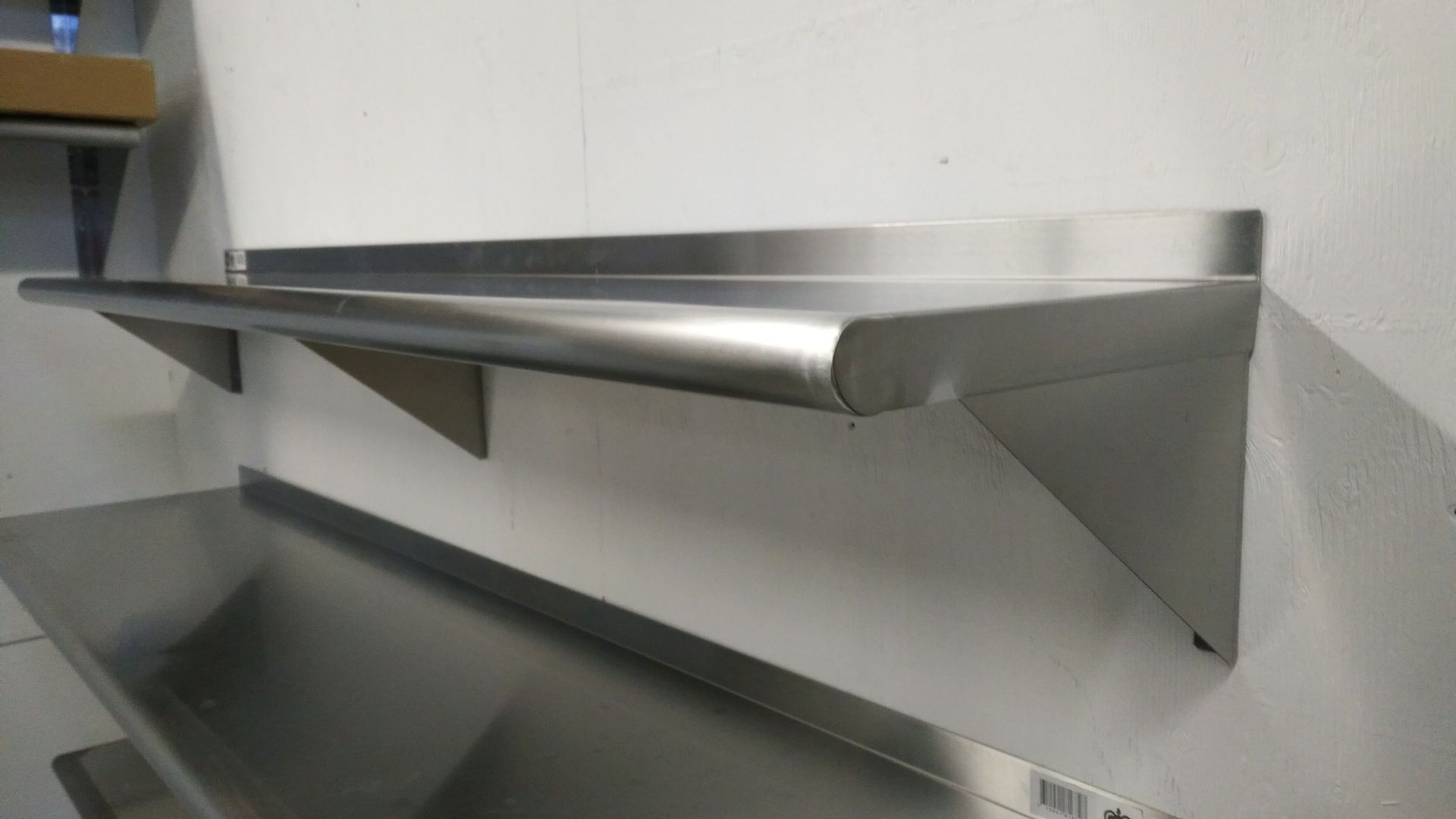 12" x 72" Stainless Wall Shelves - Lot of 2 - Image 5 of 7