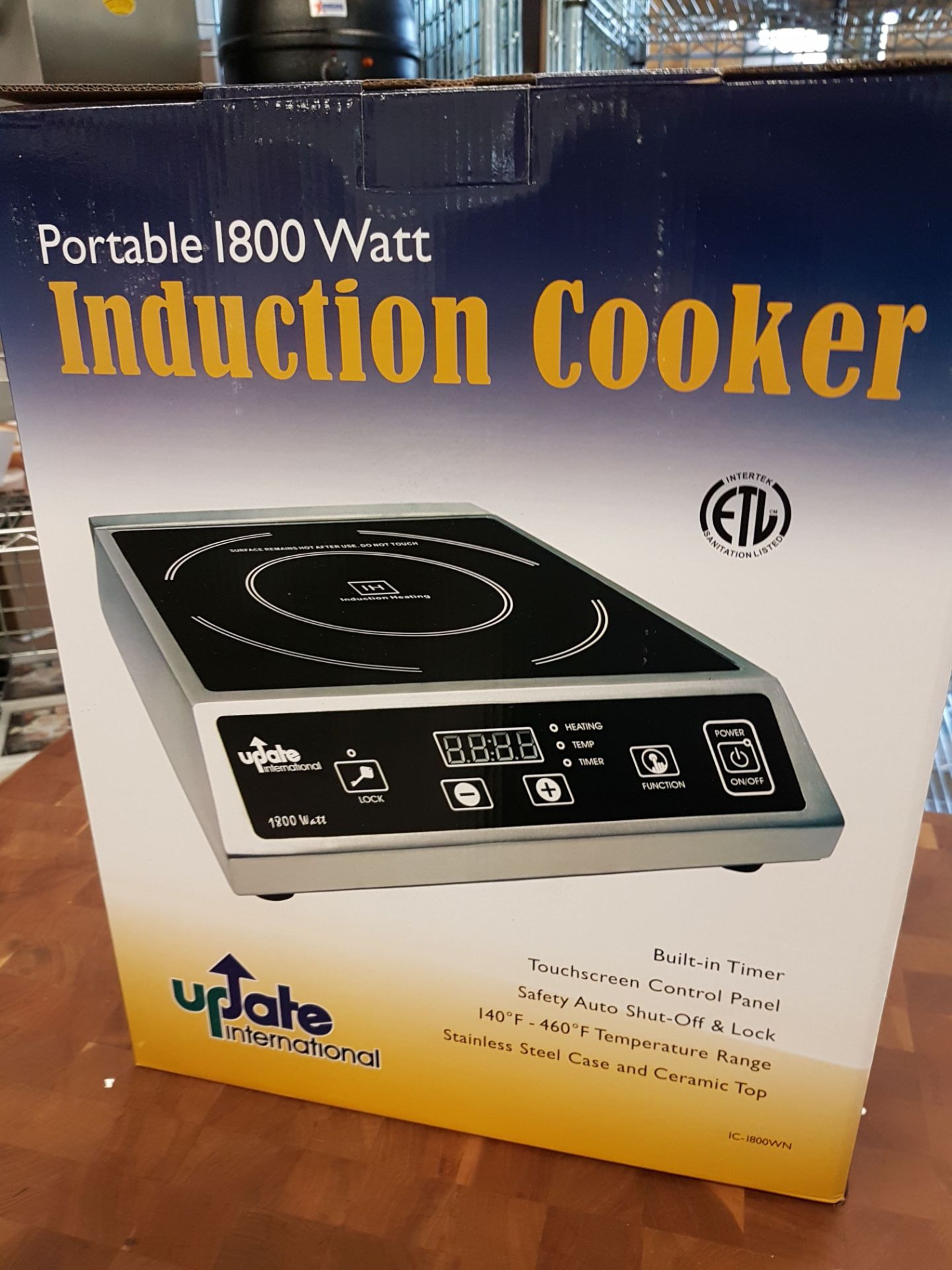 Update 1800 Watt Portable Induction Cooker - Model IC-1800WN