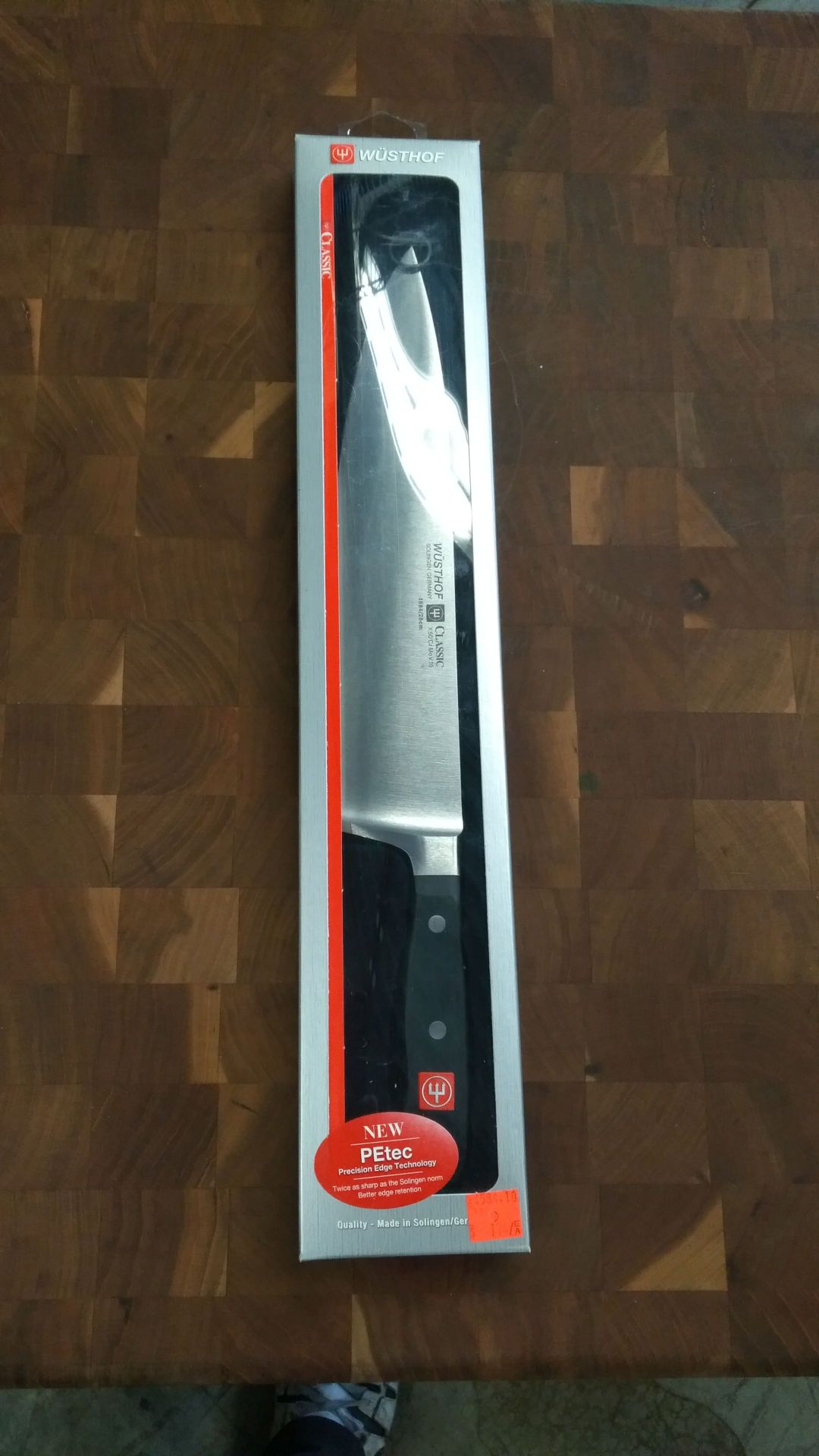 10" Extra Wide Cook's Knife Wustoff 4584-7/26