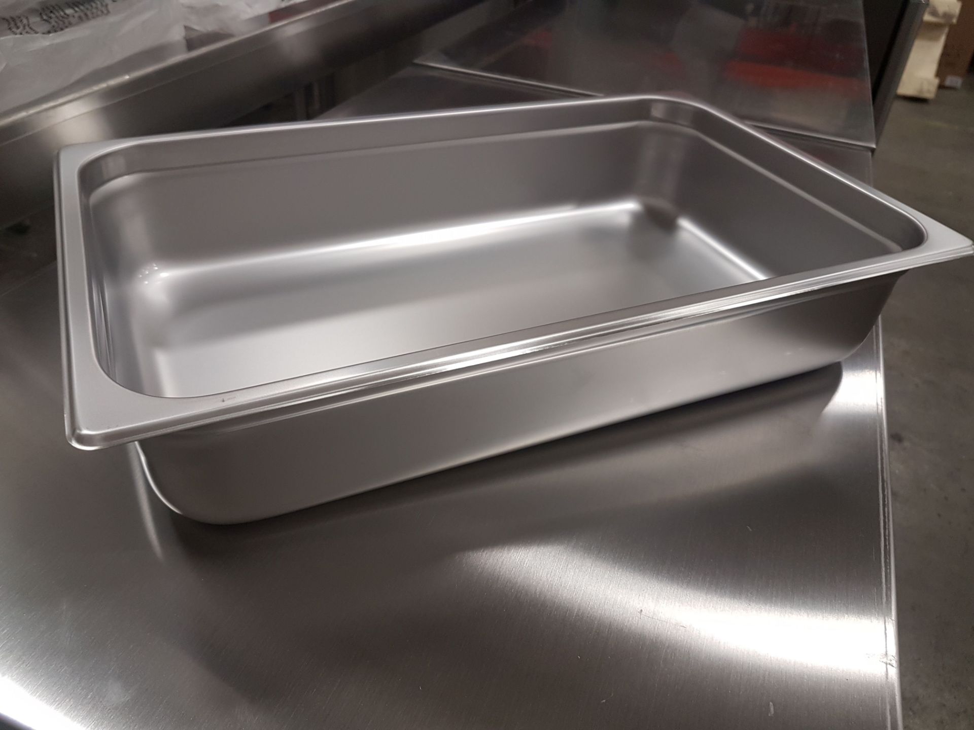 4" Deep Full Size Hotel / Food Pans - Lot of 6