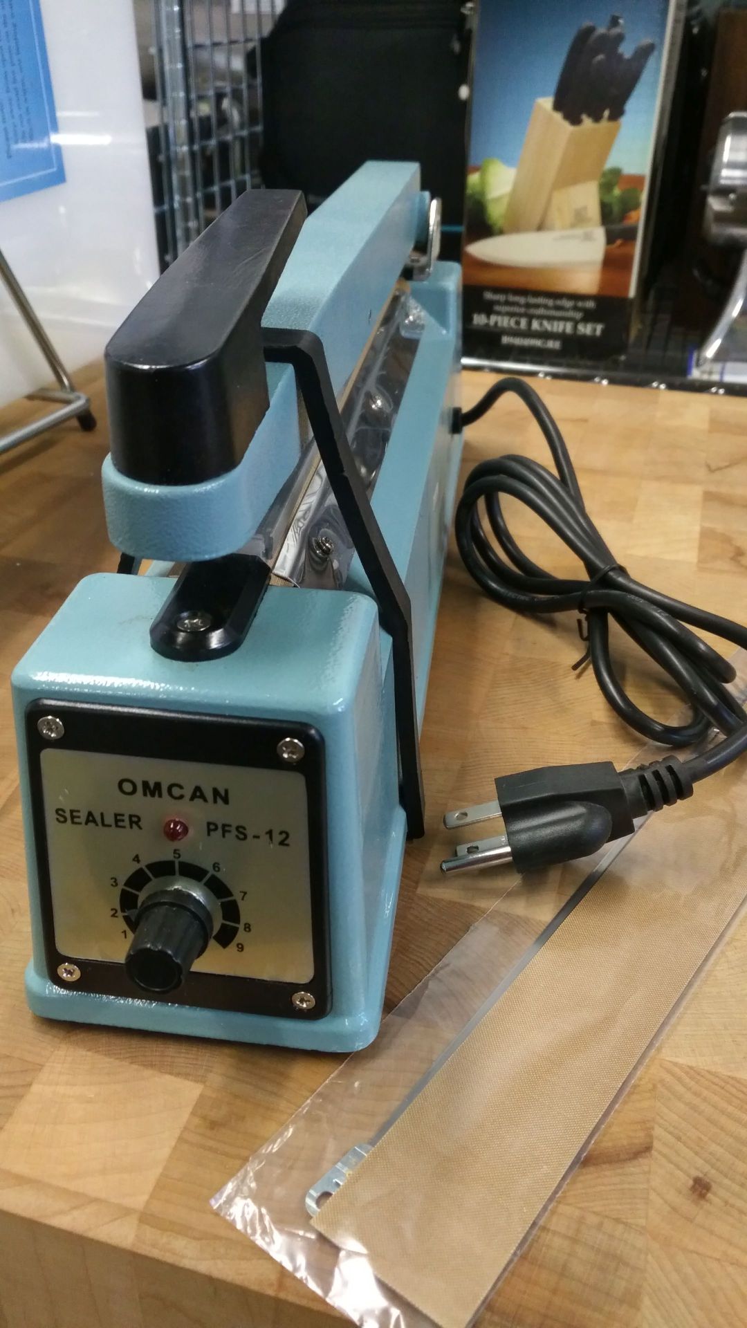 12" Manual Impulse Sealer Omcan PFS-12