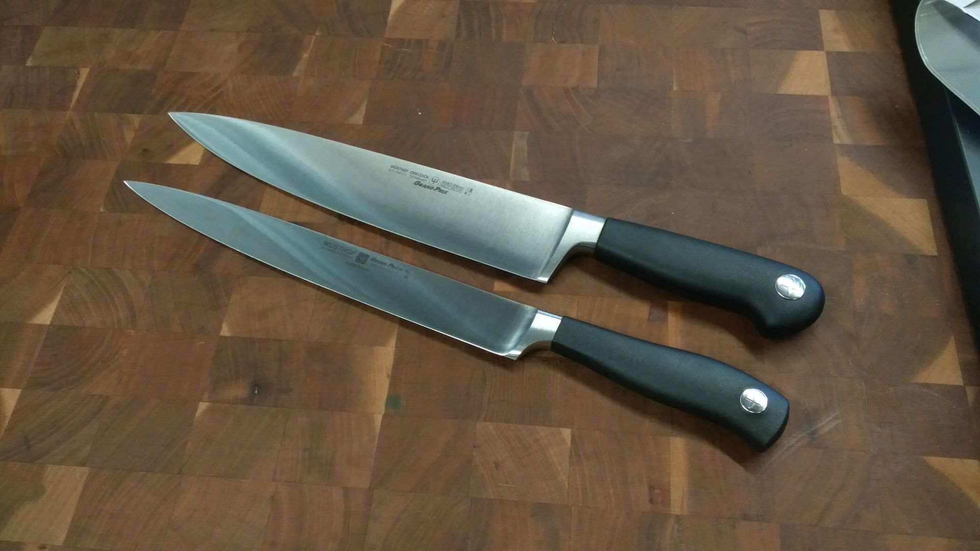 Wusthoff Grand Prix 10" Chef's, 10" Slicing - Lot of 2 Knives