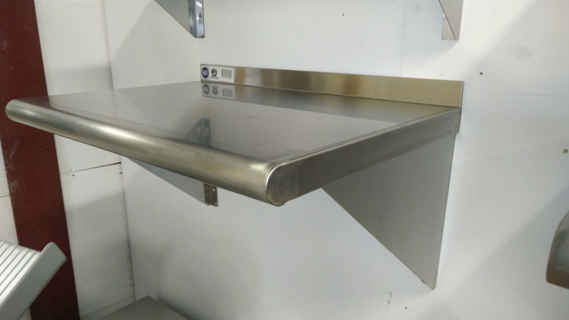 16" x 24" Stainless Wall Shelves - Lot of 2 - Image 5 of 6