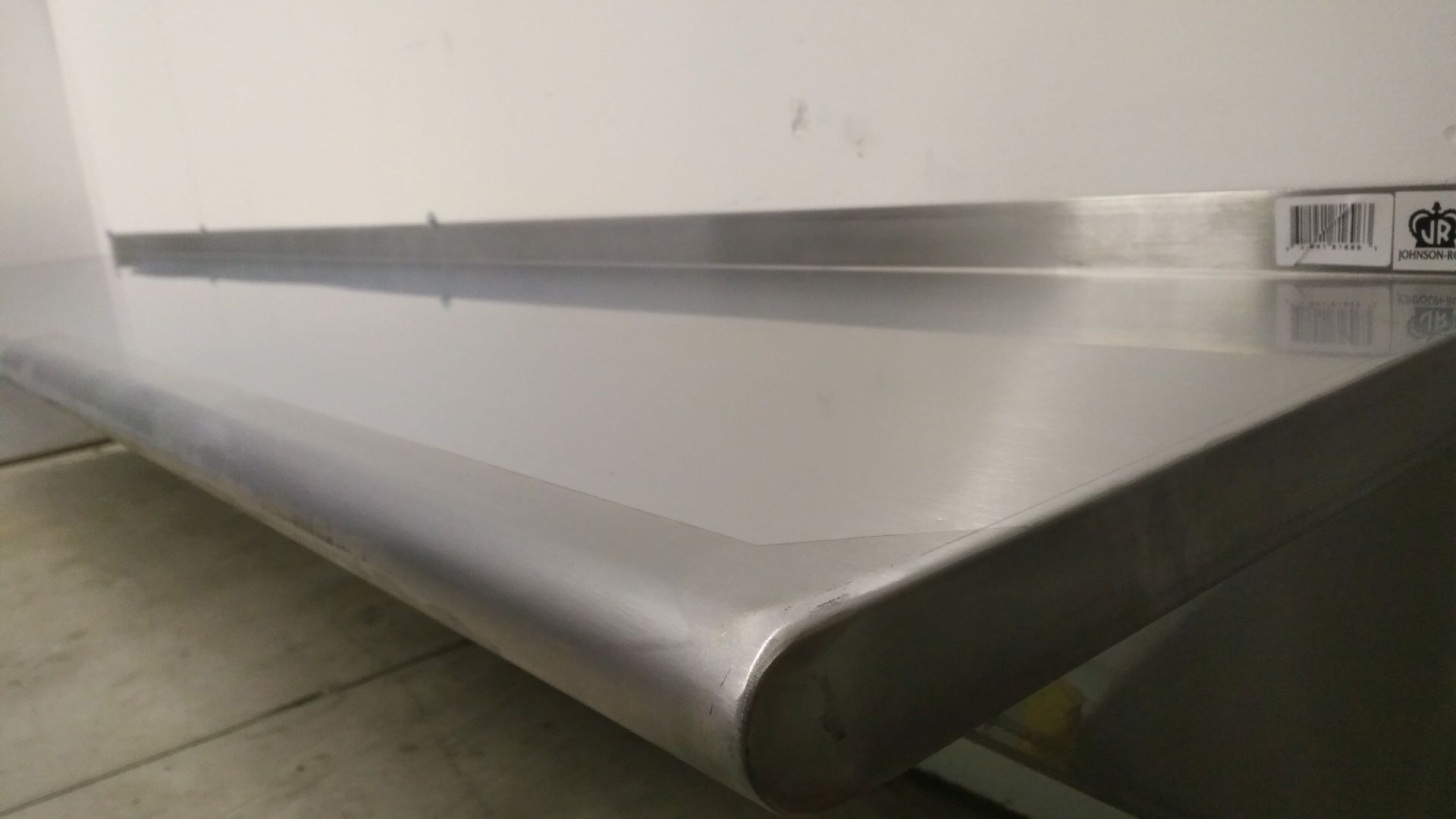 16" x 96" Stainless Wall Shelf - Image 2 of 3