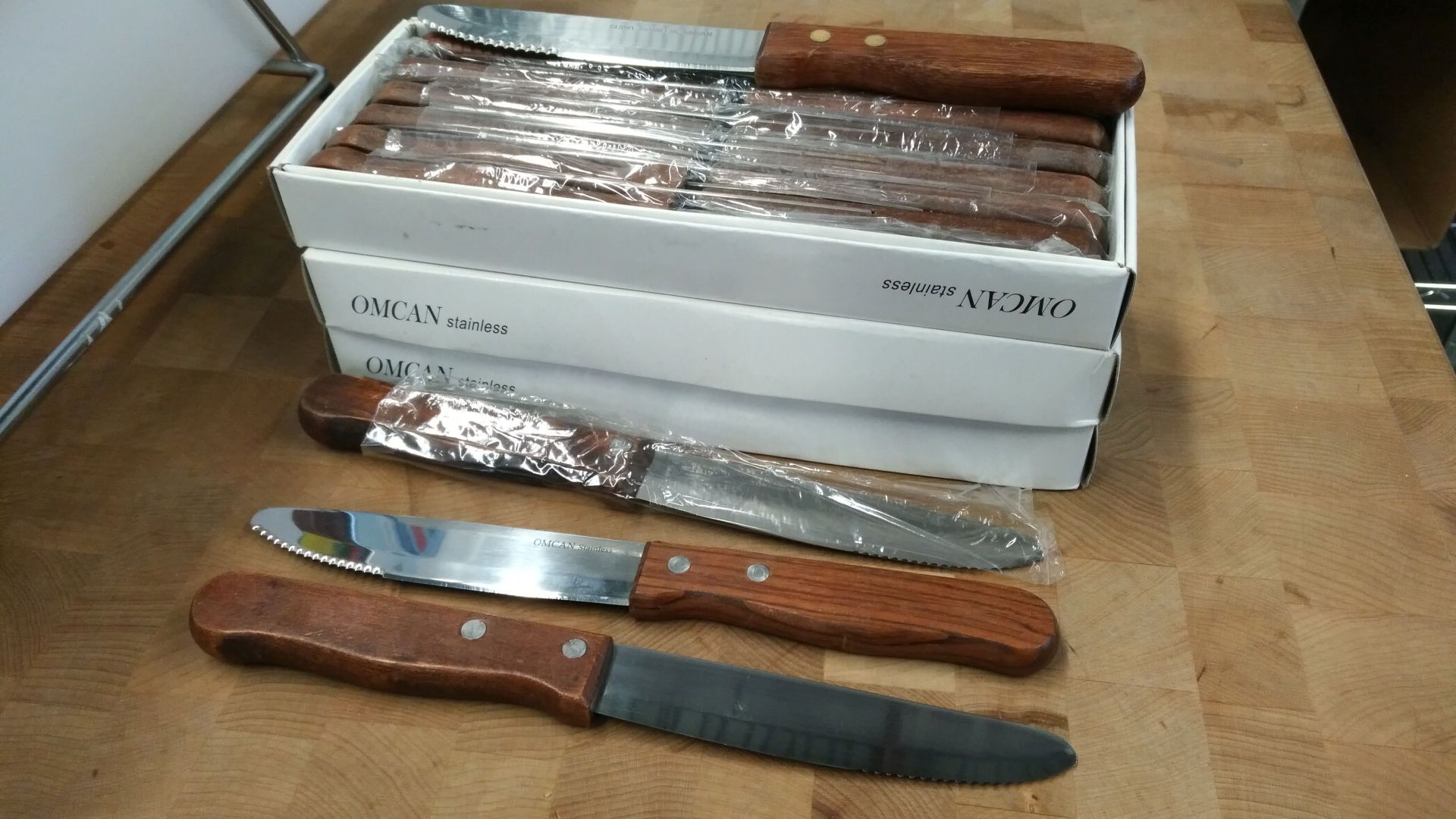 Omcan Steak Knives - Lot of 39