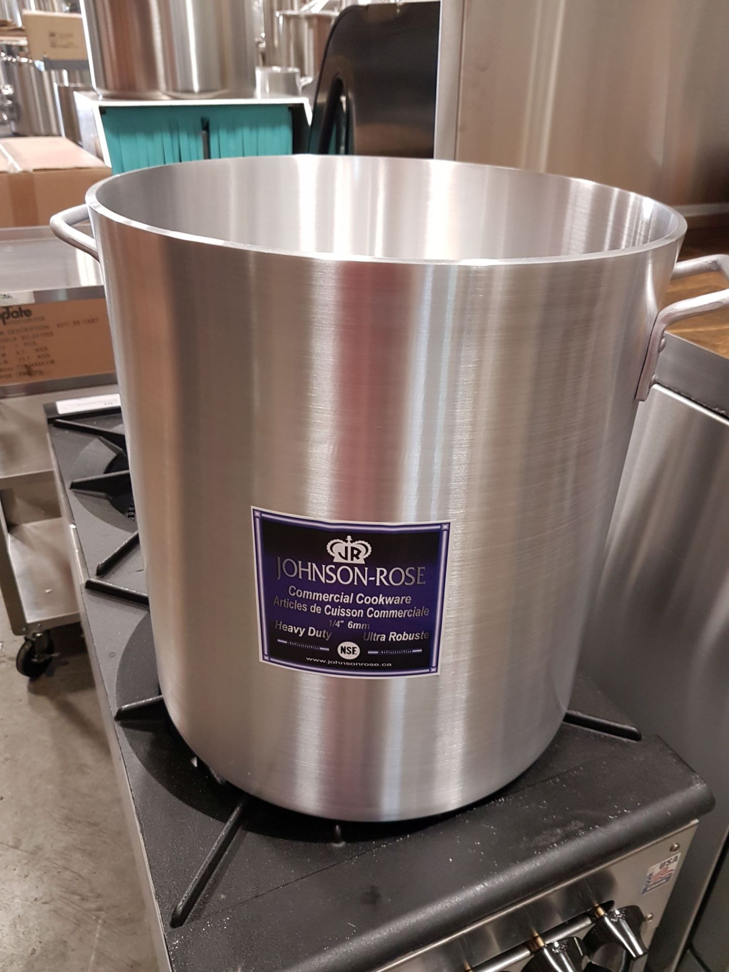Marmite Aluminium Thunder Group 20 Qt (≈19 L) Sans Couvercle - Neuf