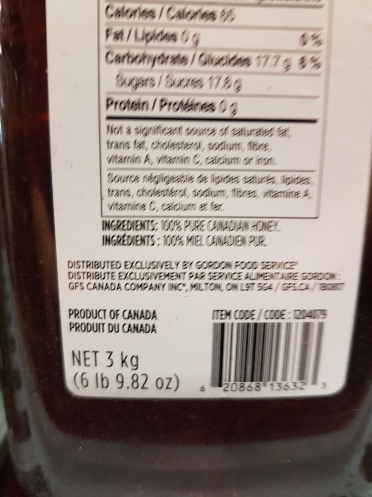 Gordon Choice Liquid Honey - 1 x 3 kg Bottle - Image 2 of 2