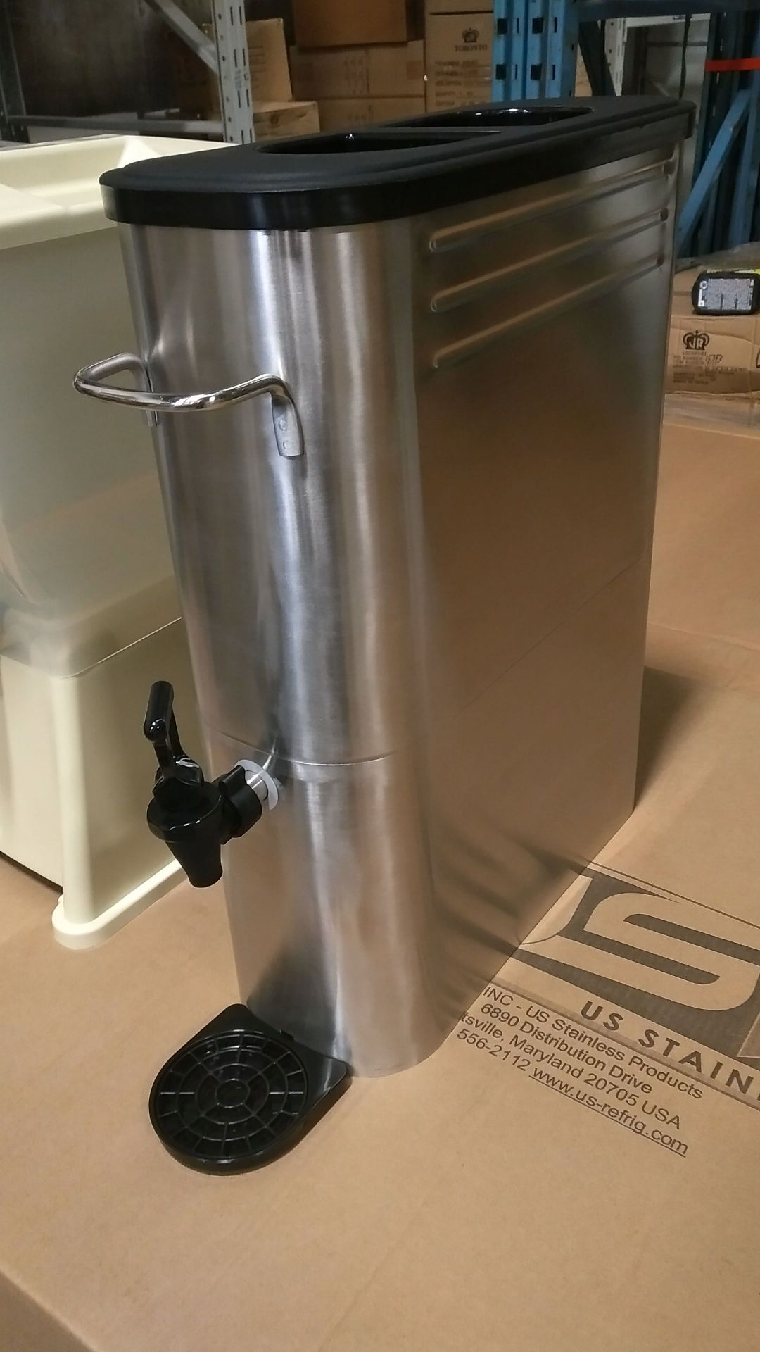Stainless 5 Gallon Beverage Dispenser Update ITDS-5G
