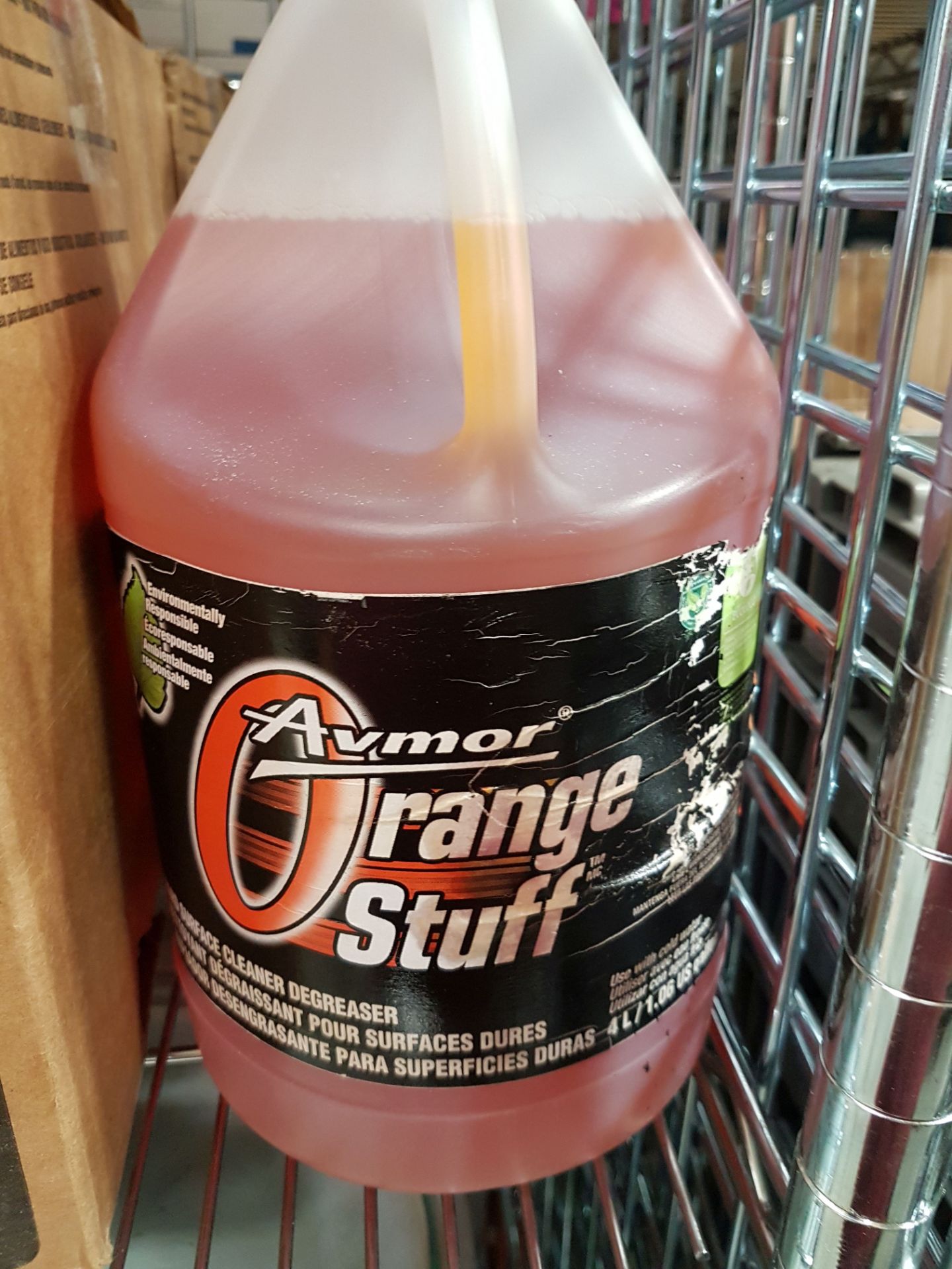 Orange Stuff Degreaser Cleaner - 1 x 4 lt Jug + 1 x 3.5 lt Jug