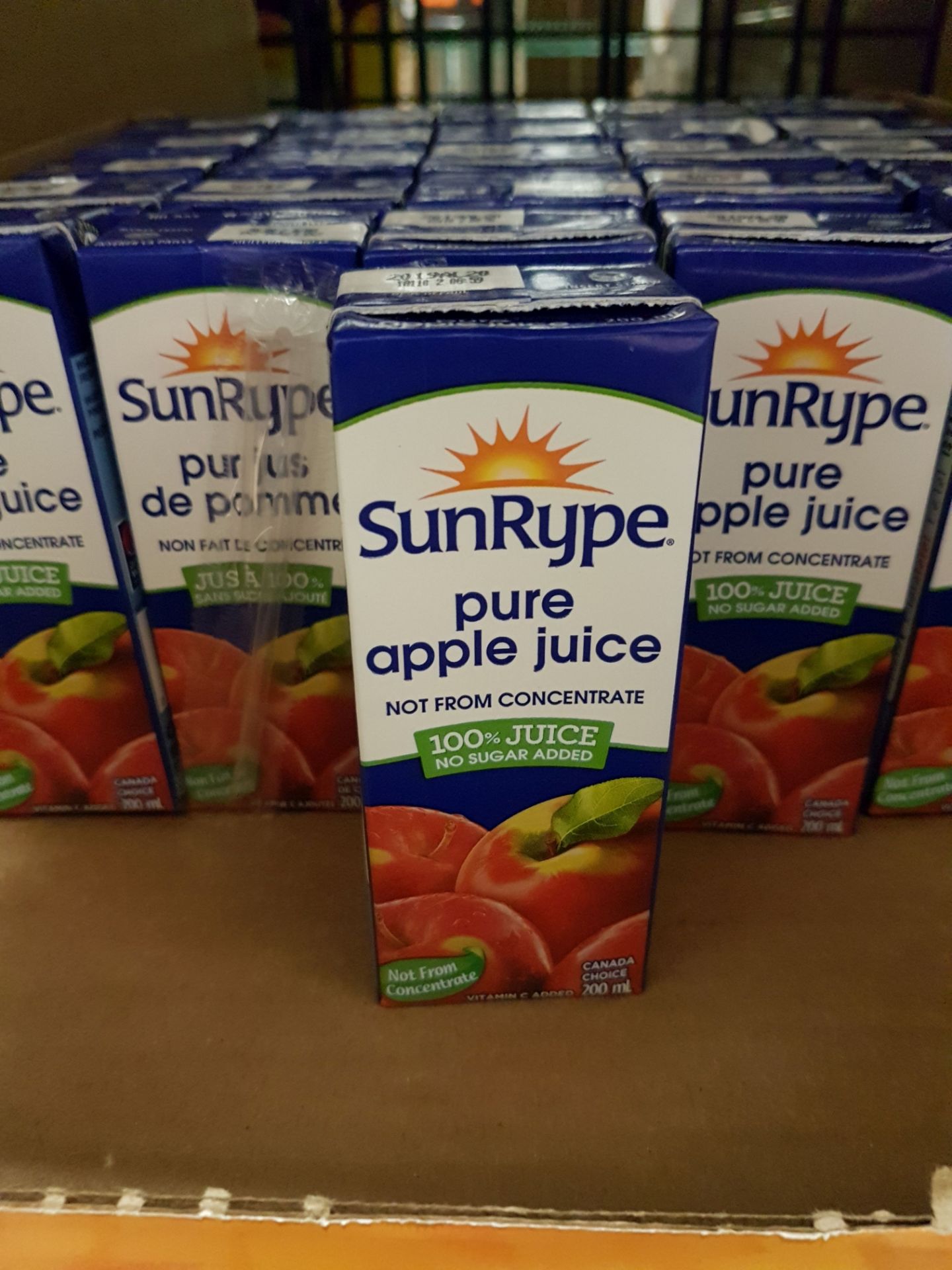 Sun Rype Pure Apple Juice - 26 x 200 ml Juice Boxes