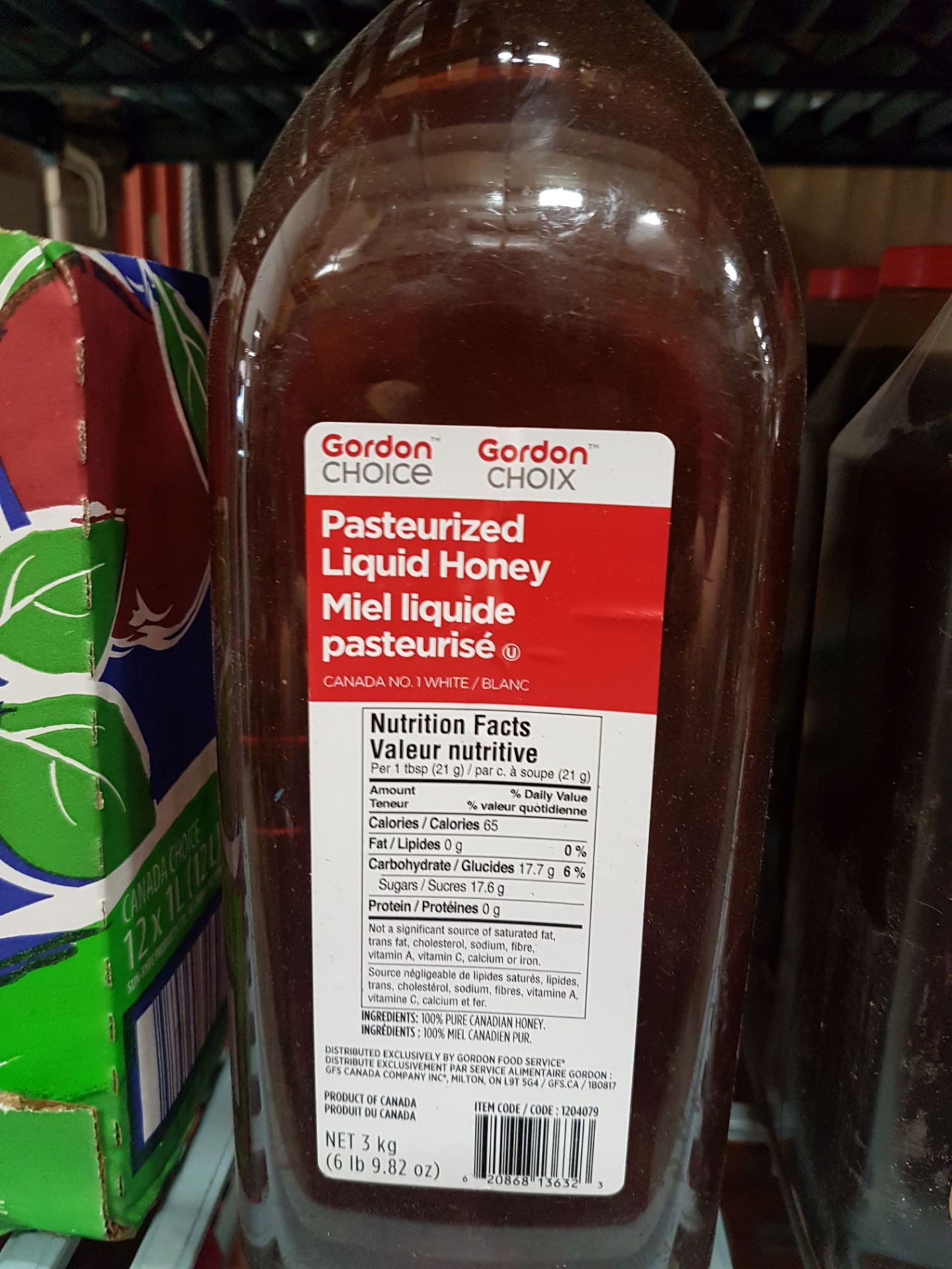 Gordon Choice Liquid Honey - 1 x 3 kg Bottle