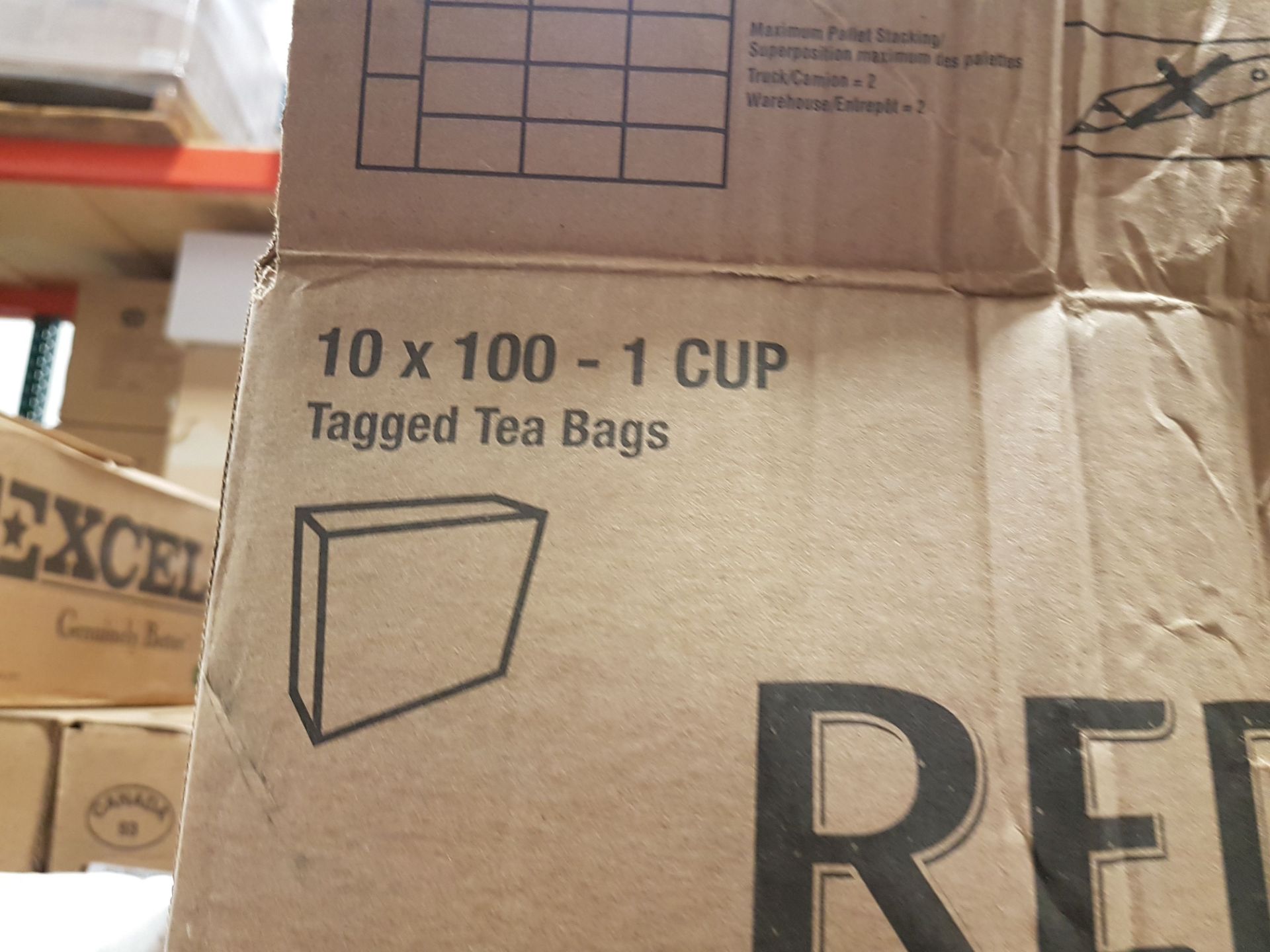 Red Rose Orange Pekoe Tea - Case of 10 x 100 Cup - Tagged Tea Bags - Image 2 of 2