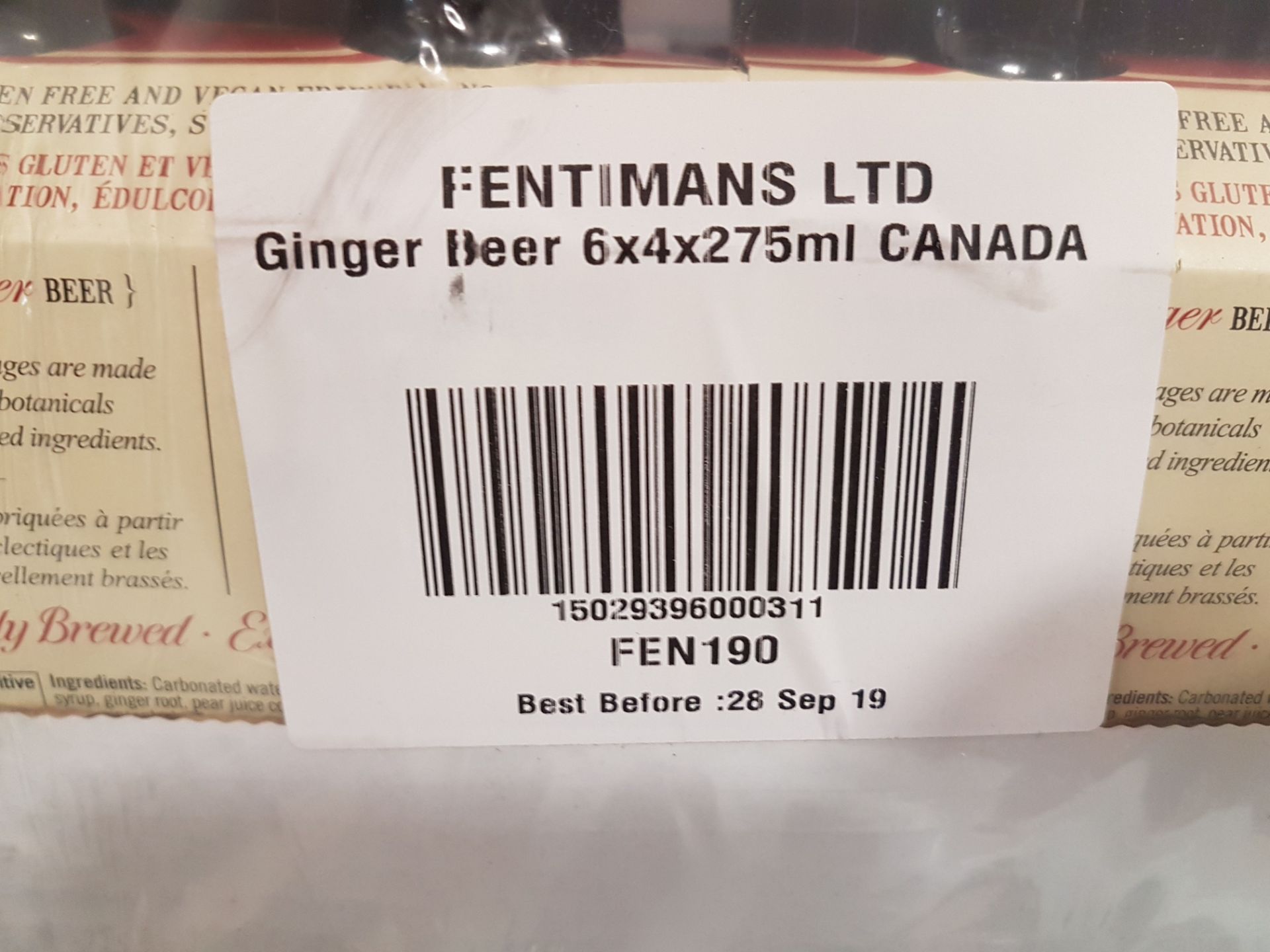 Fentiman's Ginger Beer - 24 x 275 ml Bottles - Image 2 of 2