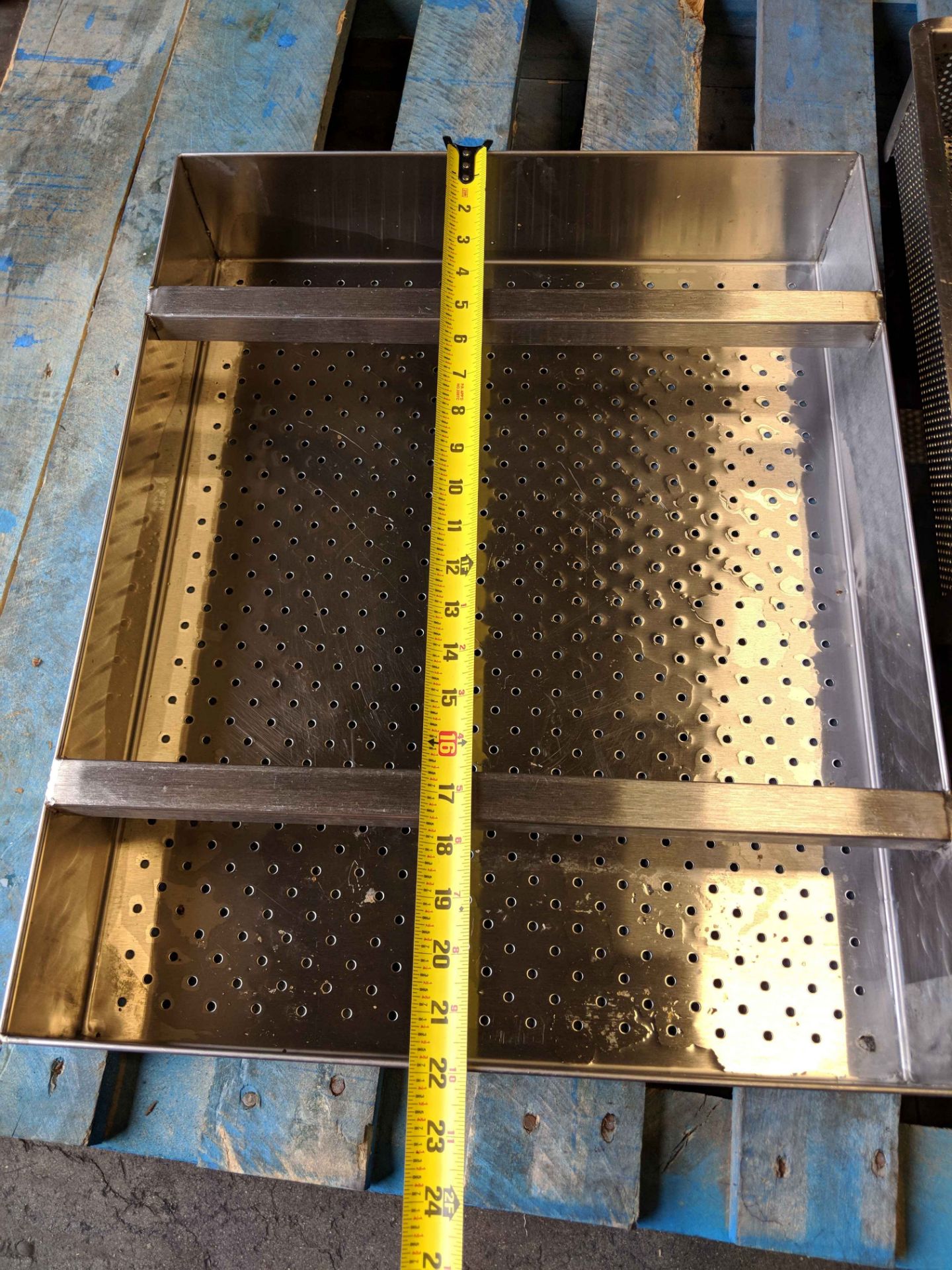 22" x 18" Heavy Stainless Strainer