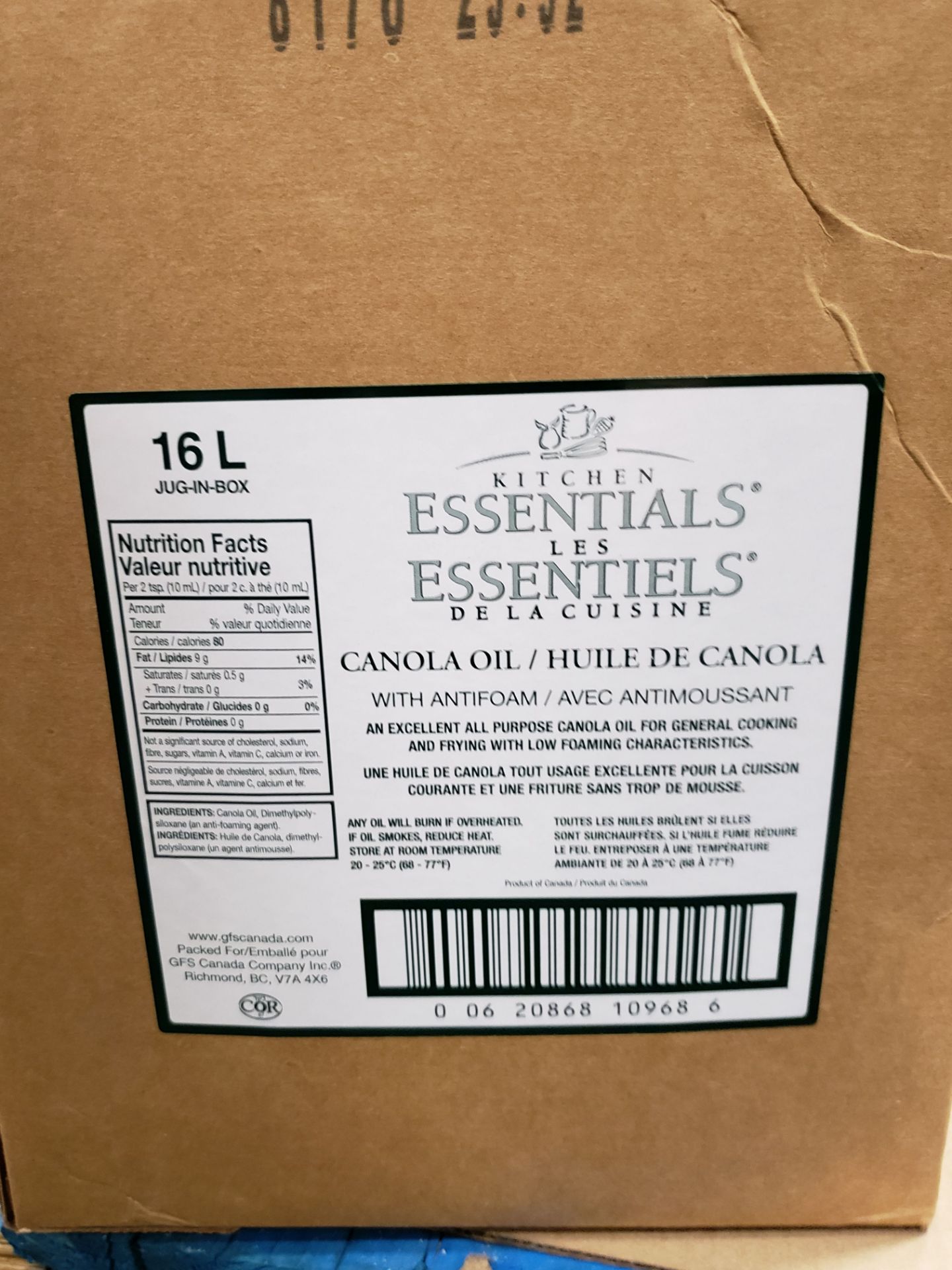 Kitchen Essentials Canola Oil - 1 x 16 lt Jug