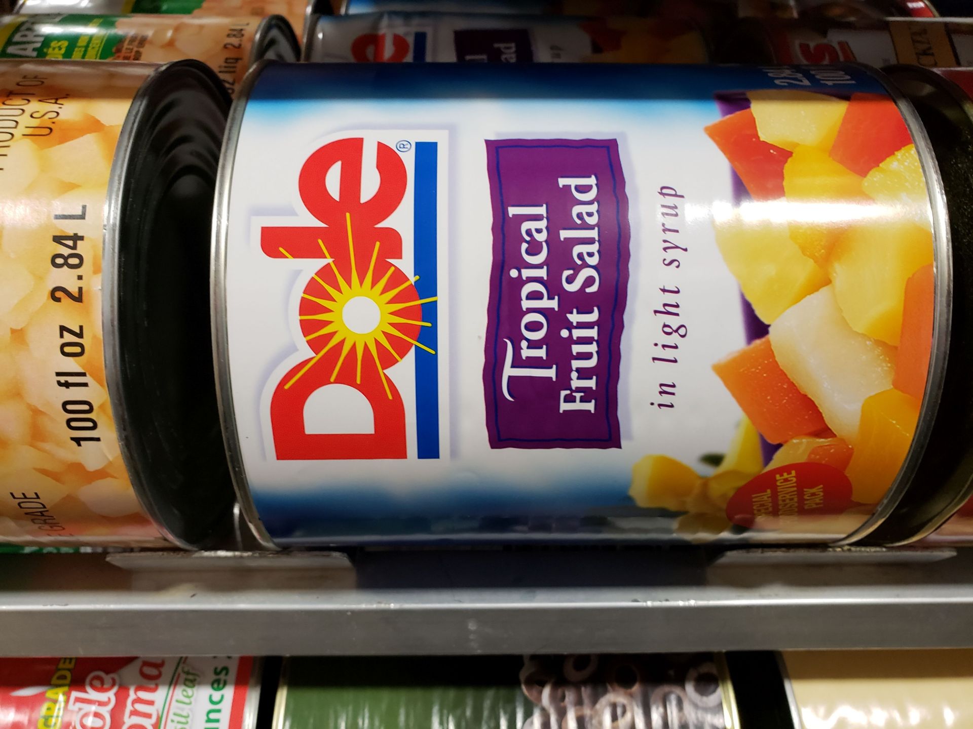 Dole Tropical Fruit Salad - 6 x 2.84 lt Cans