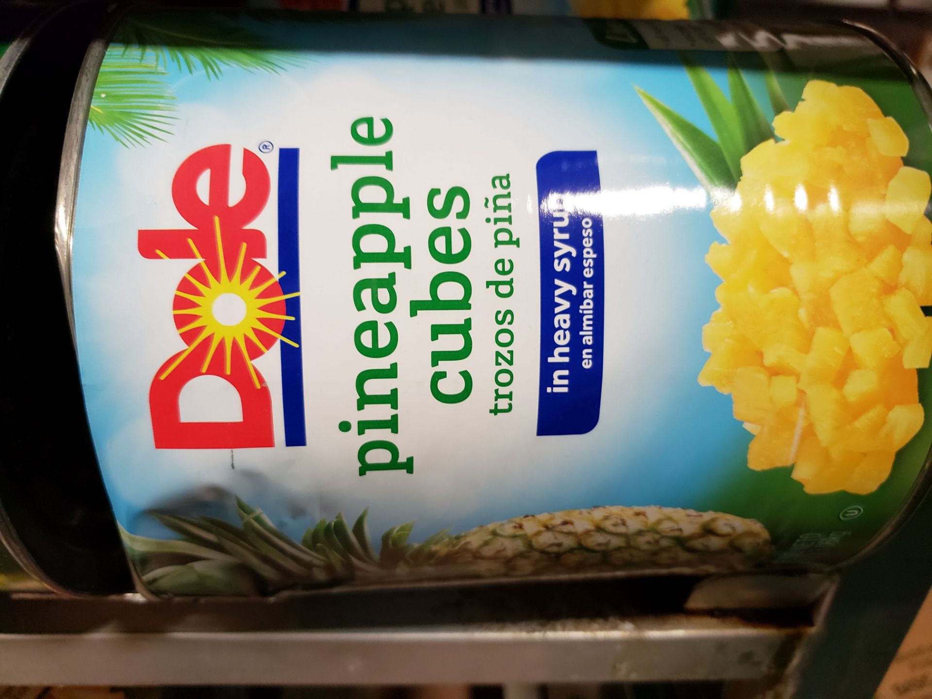 Dole Pineapple Cubes - 4 x 2.84 lt Cans