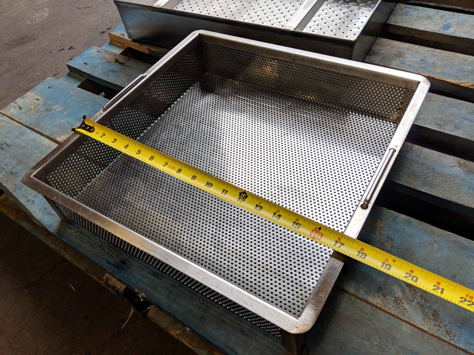 17.5" x 17.5" Heavy Stainless Strainer