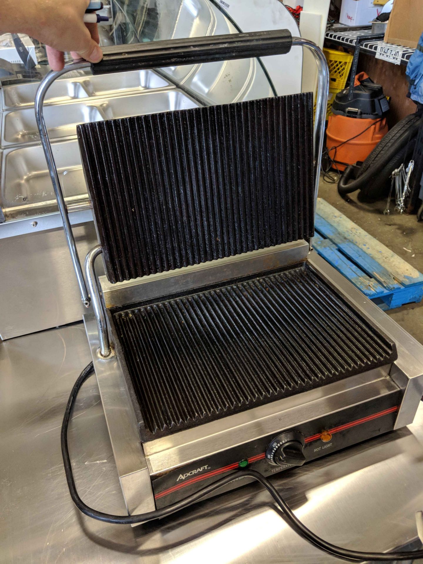 (Only Reaches 180F) Adcraft Panini Grill - Image 2 of 2