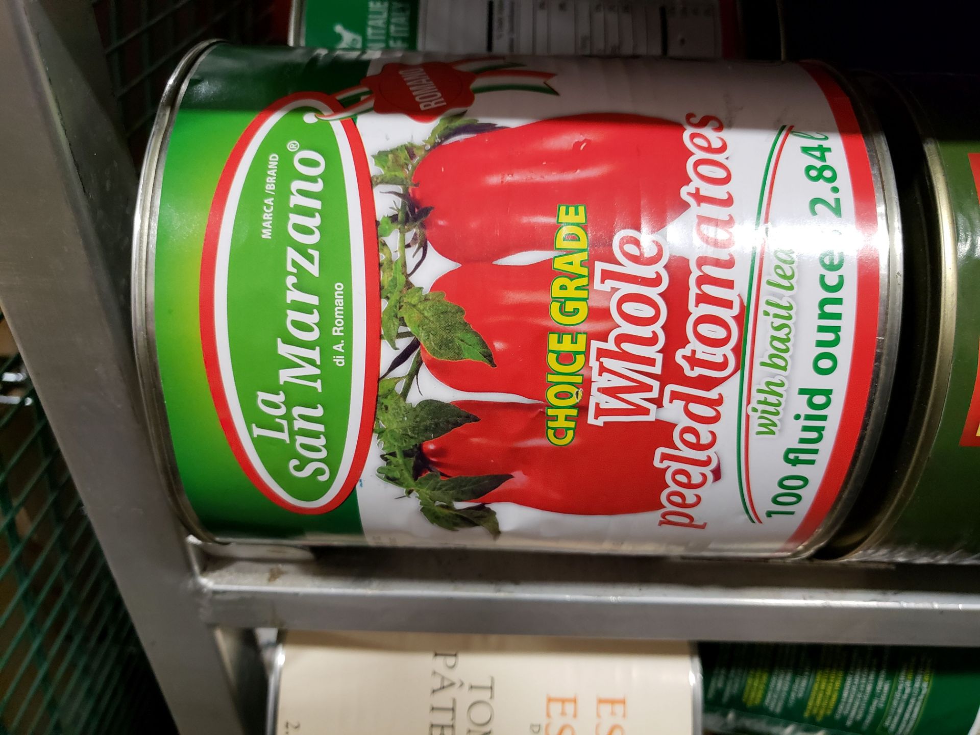 La San Marzano Whole Peeled Tomatoes - 4 x 2.84 lt Cans