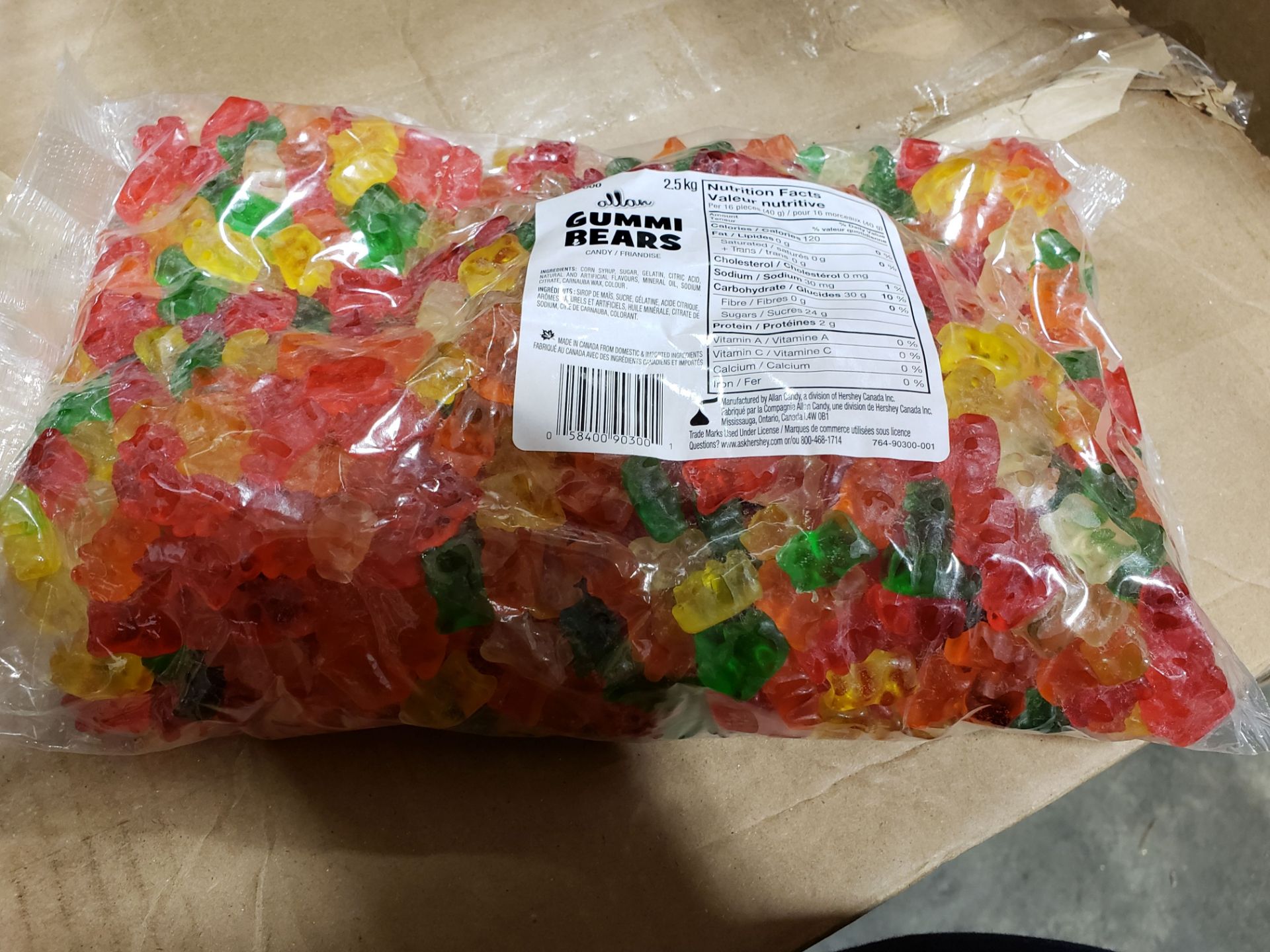 Allan Gummi Bears - 1 x 2.5 kg Bag - Image 2 of 2