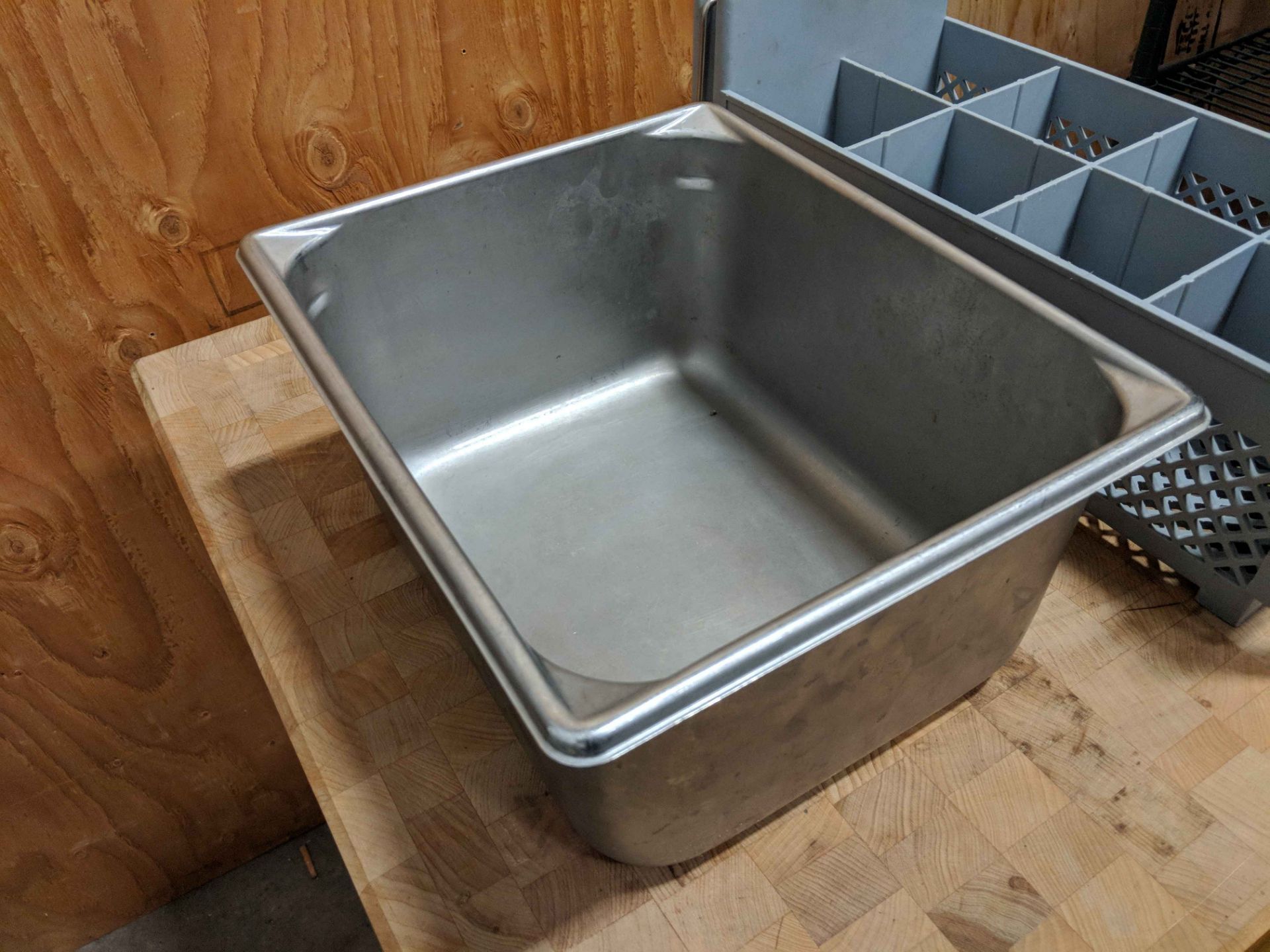 1/2 Size, 6" Deep Stainless Steel Insert