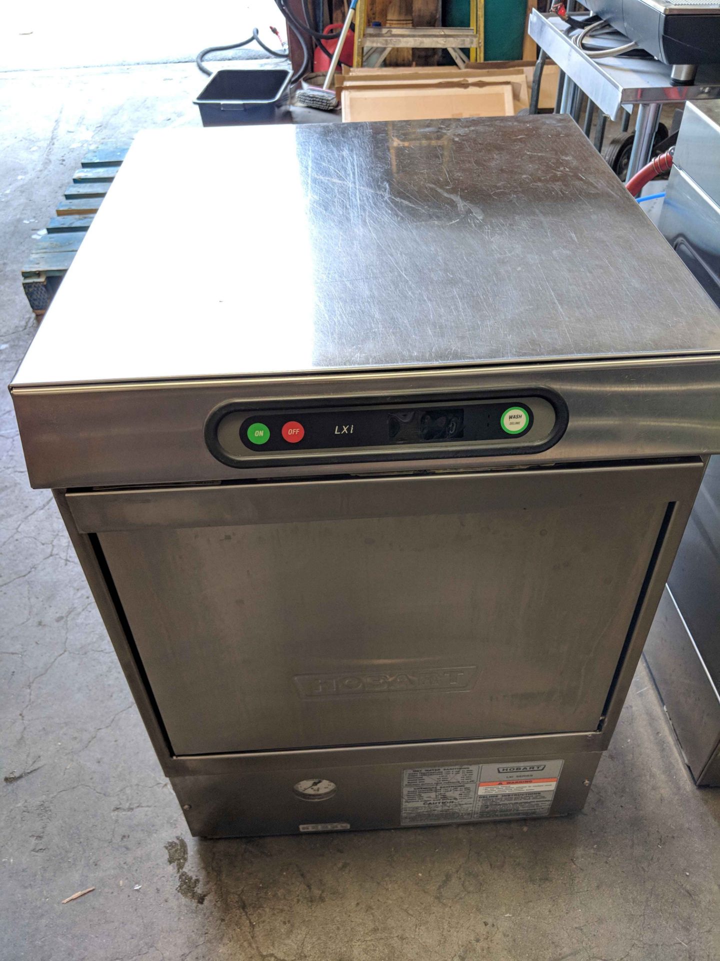 Hobart LXiH High Temp Undercounter Dishwasher