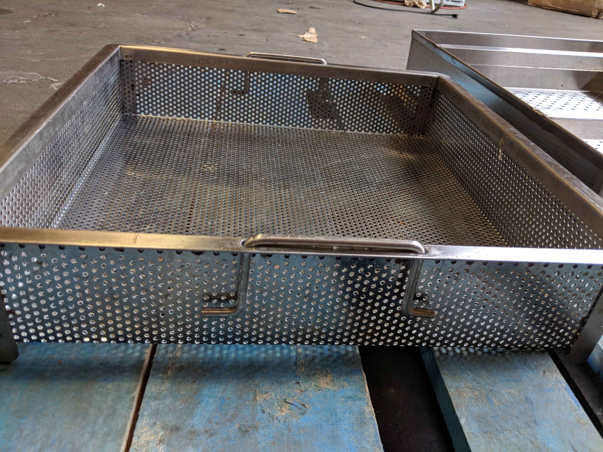 17.5" x 17.5" Heavy Stainless Strainer - Image 3 of 3